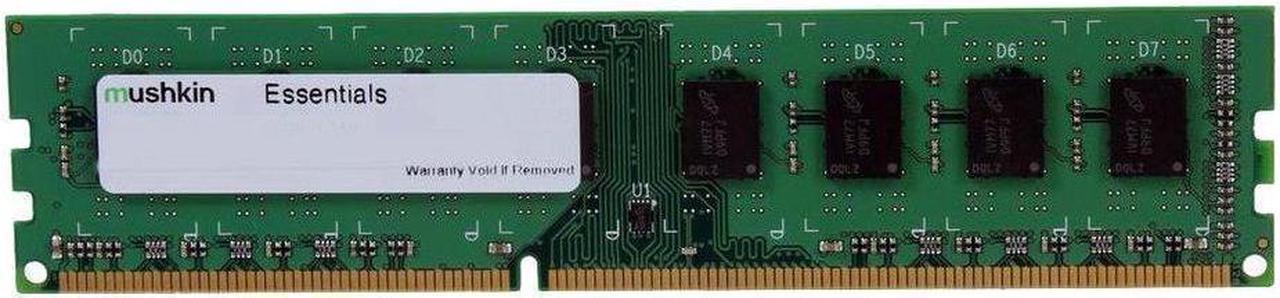 Mushkin 8GB (1x8GB) Essentials DDR3 PC3-12800 1600MHz Desktop Memory Model 992028