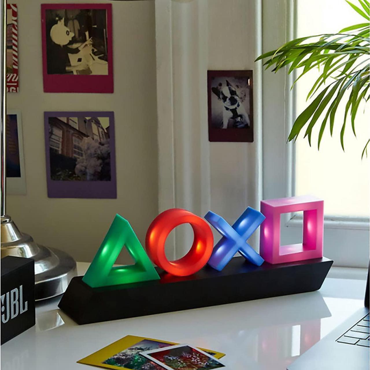 Alt view image 6 of 7 - Playstation Icons Light Voice Control Music Reactive Game Room Lighting Acrylic,Living Room, Bedroom,Acrylic Atmosphere Neon Bar Lamp Club KTV Decorative Ornament
