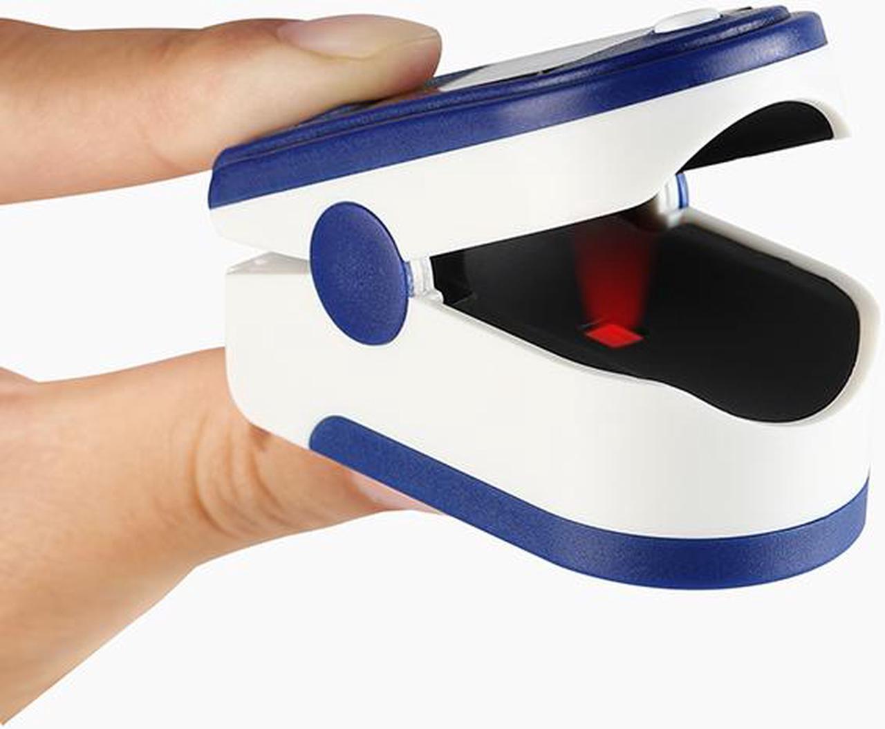 Alt view image 5 of 7 - New Finger Clip Blood Oxygen Meter Instrument Blood Oxygen Meter Pulse Oximeter LED Household Digital Oximeter Glucose Meter