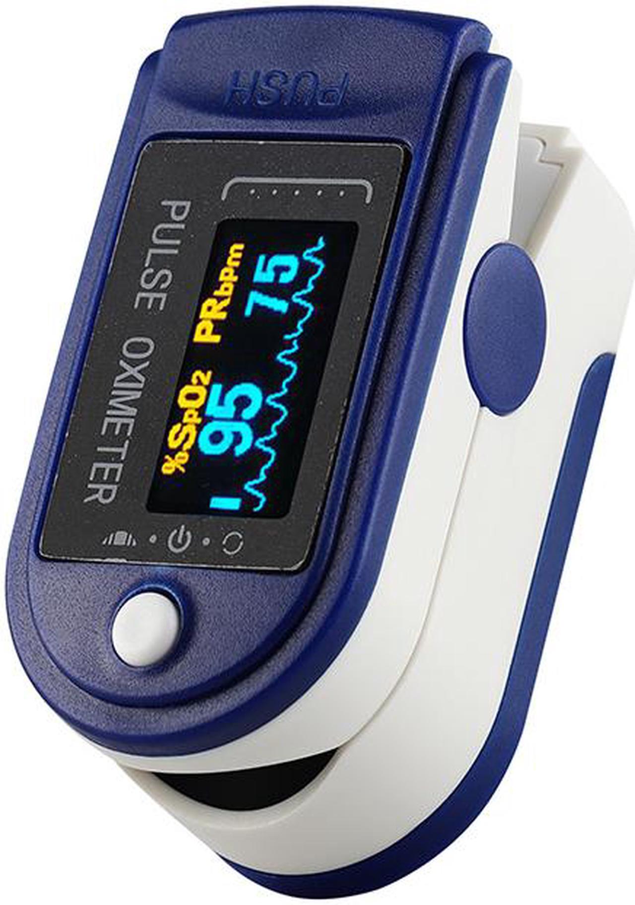 Main image of New Finger Clip Blood Oxygen Meter Instrument Blood Oxygen Meter Pulse Oximeter LED Household Digital Oximeter Glucose Meter