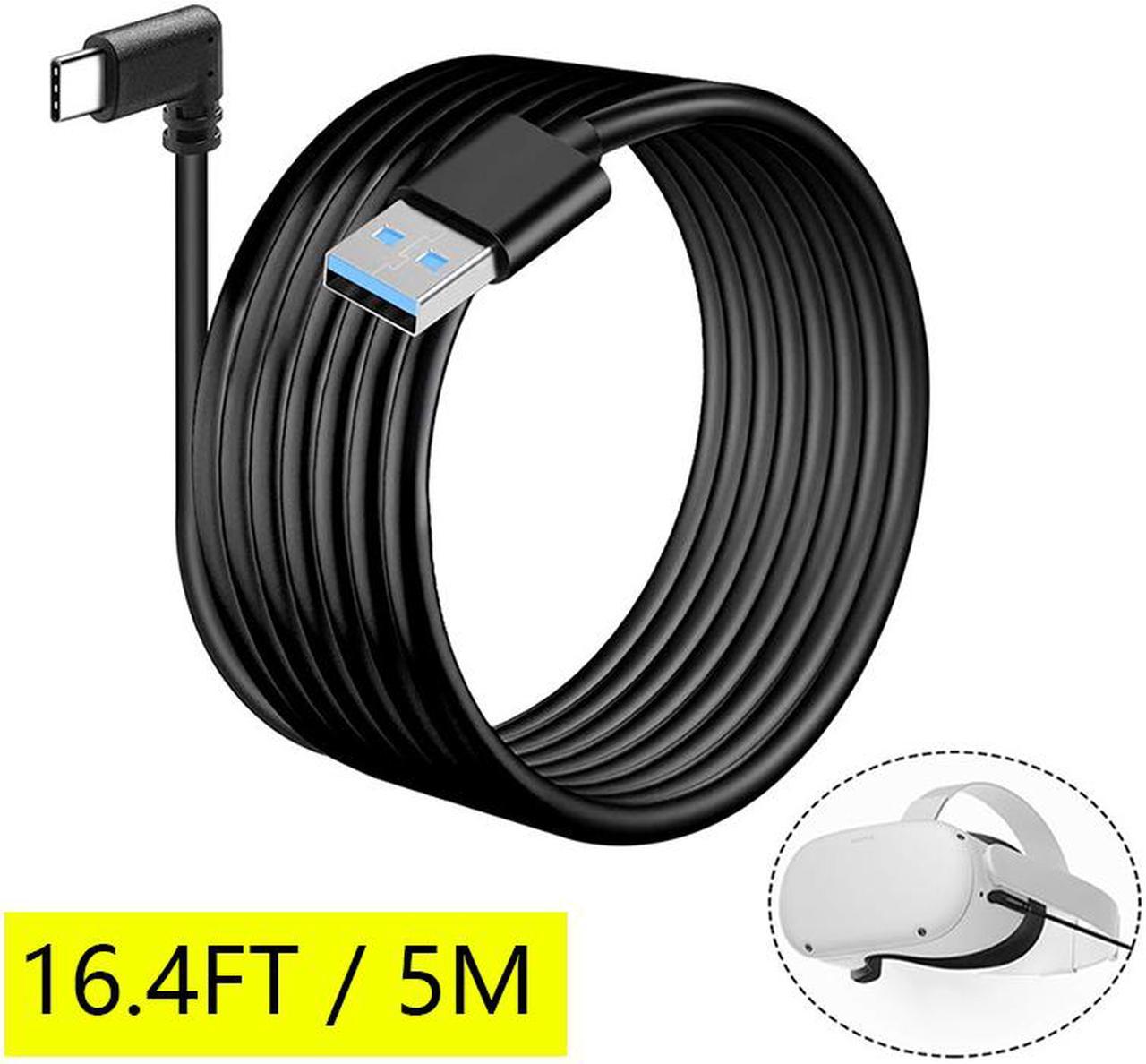 for Oculus Quest 2 Link Cable 16FT(5M), High-Speed Data Transfer & USB Fast Charging & Fast Transfer for Oculus PC Headset USB