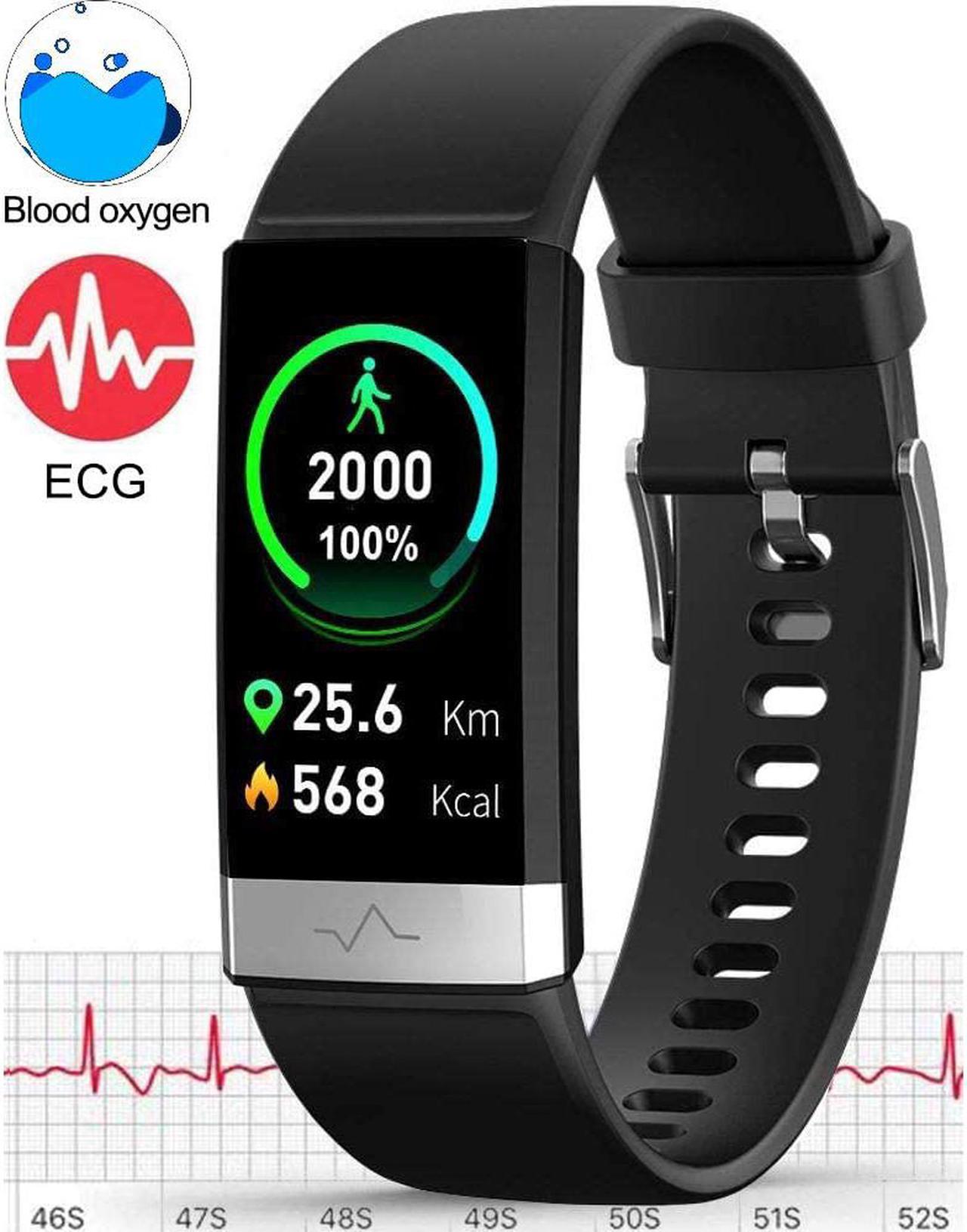 Fitness Tracker Blood Oxygen SpO2 Heart Rate Monitor Blood Pressure Fitness Activity Tracker with Low O2 Reminder, IP68 Waterproof Smart Watch with HRV Sleep Health Monitor Smartwatch for Android iOS