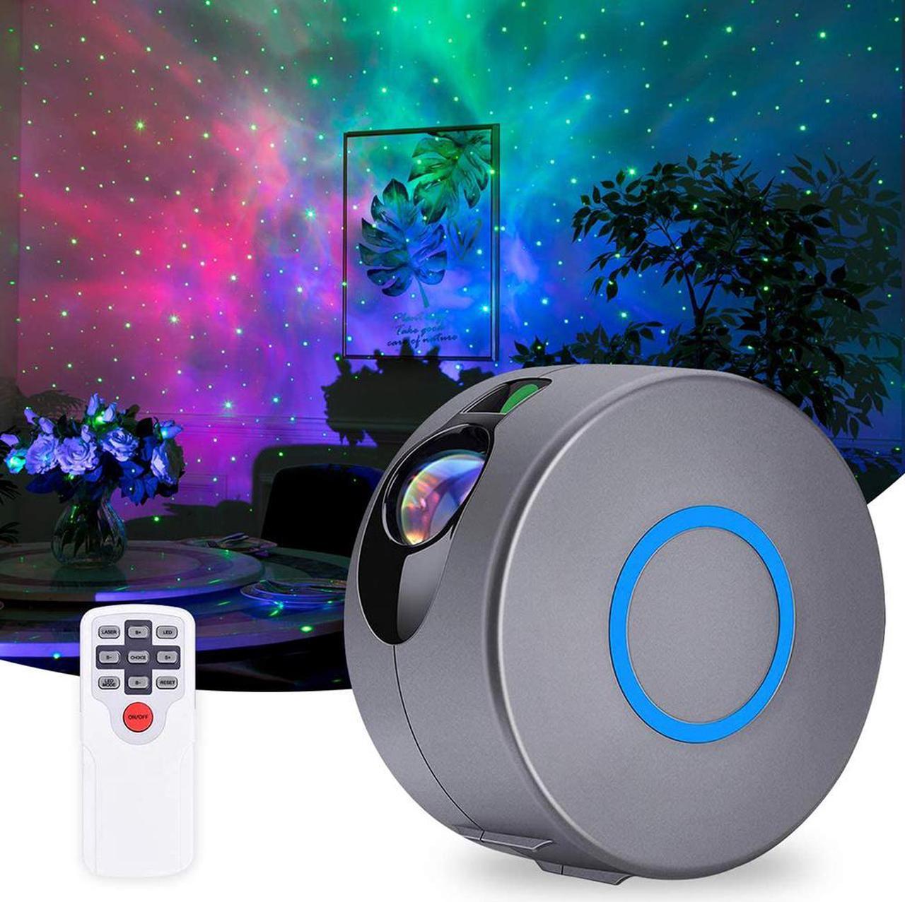 Star Projector, Galaxy Projector with Led Night Light Nebula Cloud, Star Light Projector with Remote Control for Kids Adults Bedroom/Party and Home Theatre