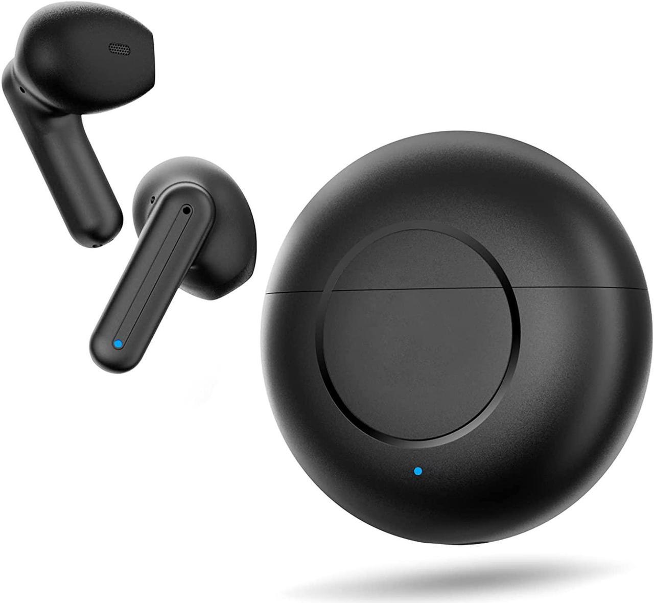 Ture Wireless Earbuds, Bluetooth 5.1 Earbuds in-Ear Stereo Mini Earphone, Bluetooth Headphones with Mic for Clear Calls, 6H Single Play Time, IP7 Waterproof Wireless Earphones with USB-C Charging Case