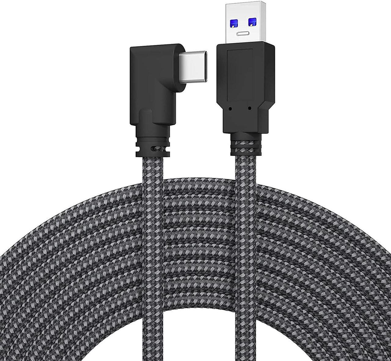 USB 3.0 A to C VR Link Cable for Oculus Quest 2 10ft / 3M, USB C 3.2 Gen1/ 5Gbps Oculus Quest 2 Link Cable, Fast Charging & PC Data Transfer Compatible for Oculus Quest 1 / Quest 2 Headset Link Cord