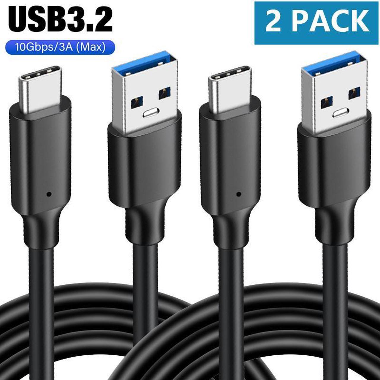 USB 3.2 to USB C Cable 3.3ft / 1M, [10Gbps] USB 3.2 to Type C USB C 3.1 Cable, USB A to Type C USB 3.2 Data Transfer Cable PD 60W 3A Quick Charge 3.0 Charge Cord for External SSD USB-C devices..