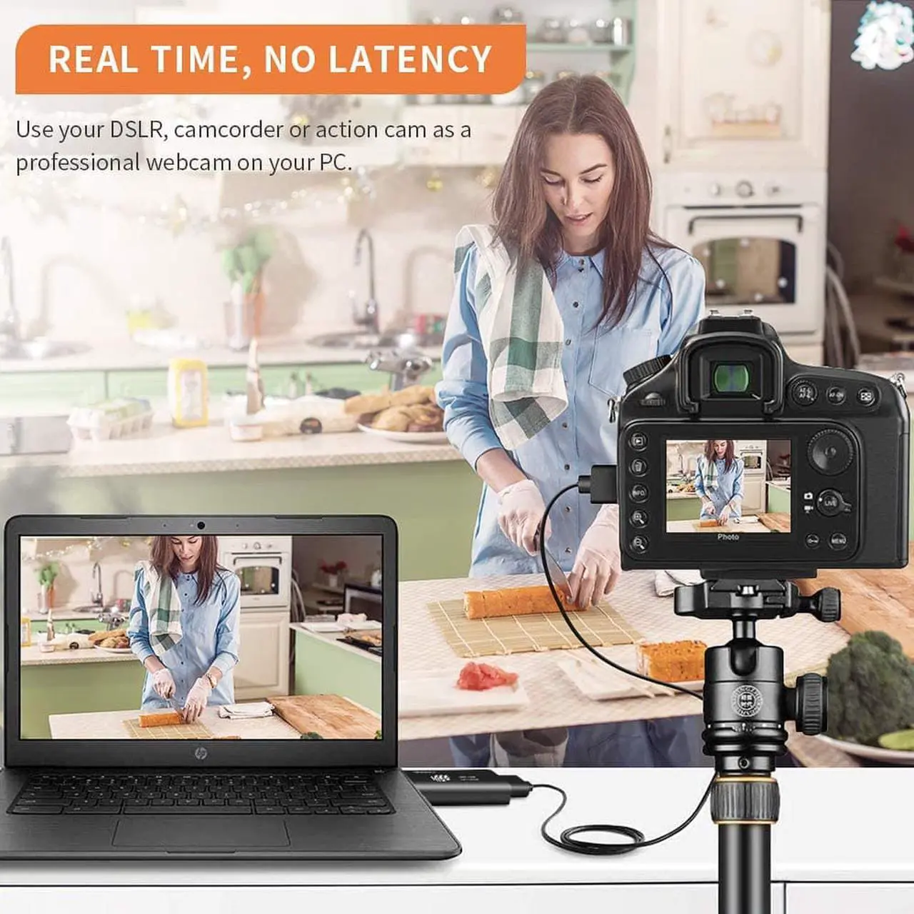 Alt view image 4 of 7 - PORTHOLIC Audio Video Capture Cards with 5ft High Speed HDMI Cable, HDMI to USB 2.0 Capture - High Definition 1080p 30fps - for Gaming, Streaming, Broadcasting, Video Conference or Teaching