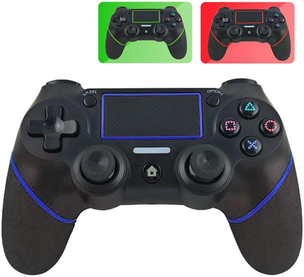 Wireless PS4 Controller for Sony Playstation 4, DualShock 4 Game Controller with Gyro/HD Dual Vibration/Touch Panel/LED Indicator Gamepad Remote Joystick for Playstation 4/Pro/Slim