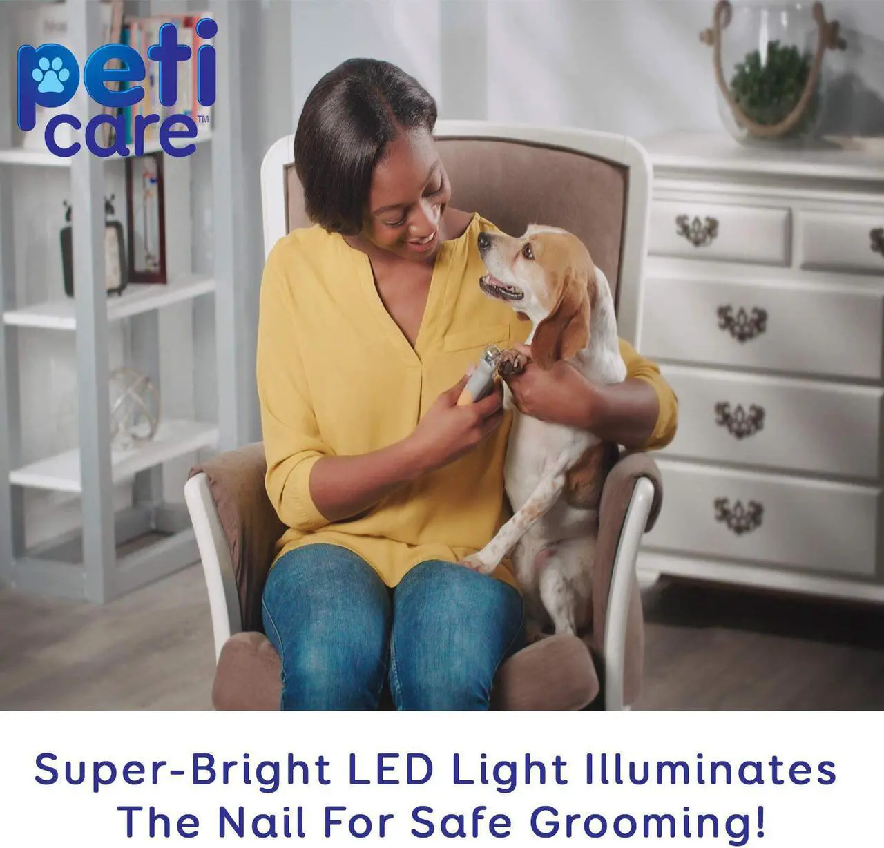 Alt view image 6 of 6 - LED Light Pet Nail Clipper- Great for Trimming Cats & Dogs Nails & Claws, 5X Magnification That Doubles as a Nail Trapper, Quick-Clip, Steal Blades with REPLACMENT BLADES