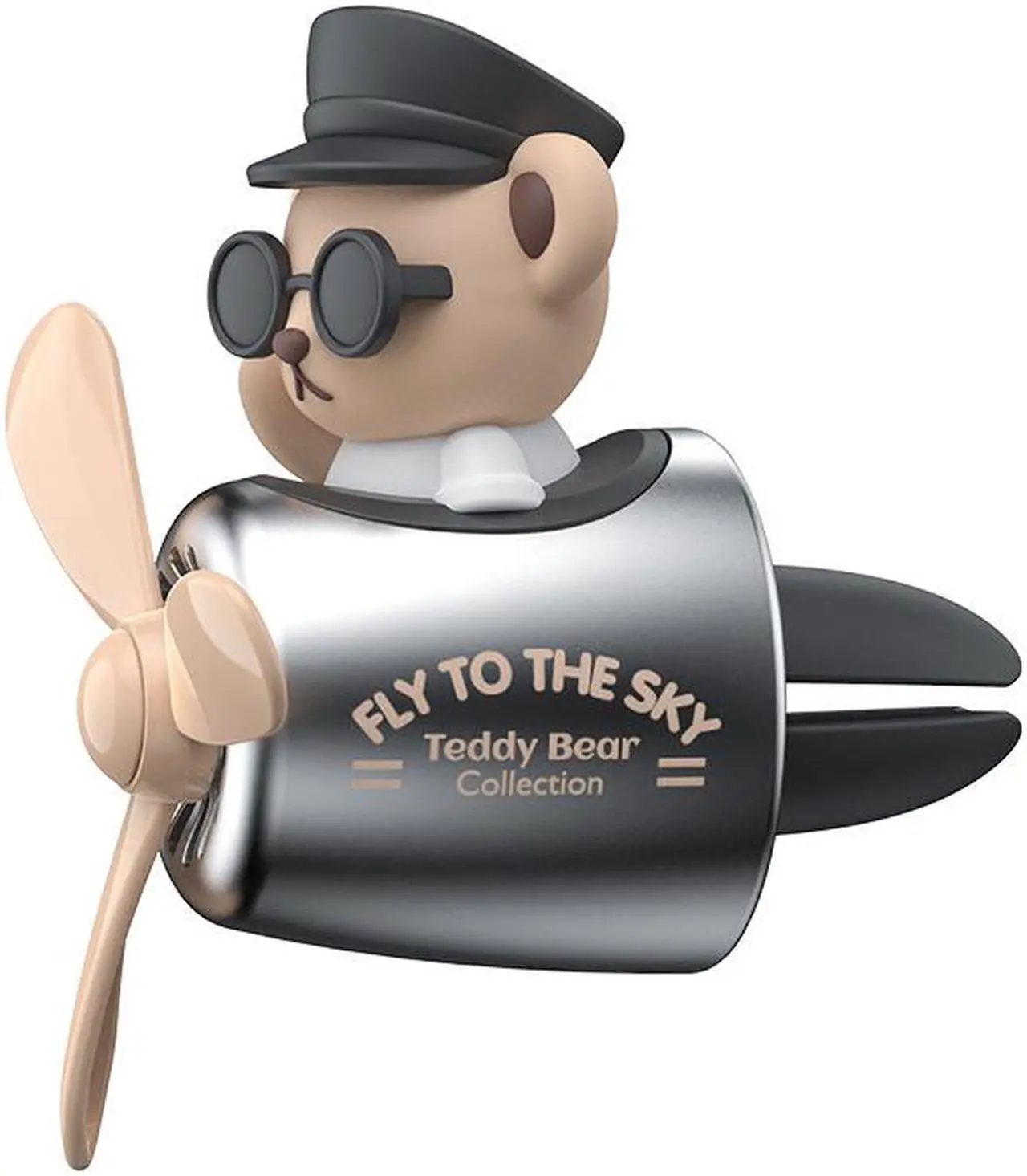 Main image of Air Freshener Perfume Little Bear Pilot Automobile Interior Perfume Clip Car Diffuser Solid Aromatherapy Vent Freshener Car Interior Accessories Fragrance Ornament