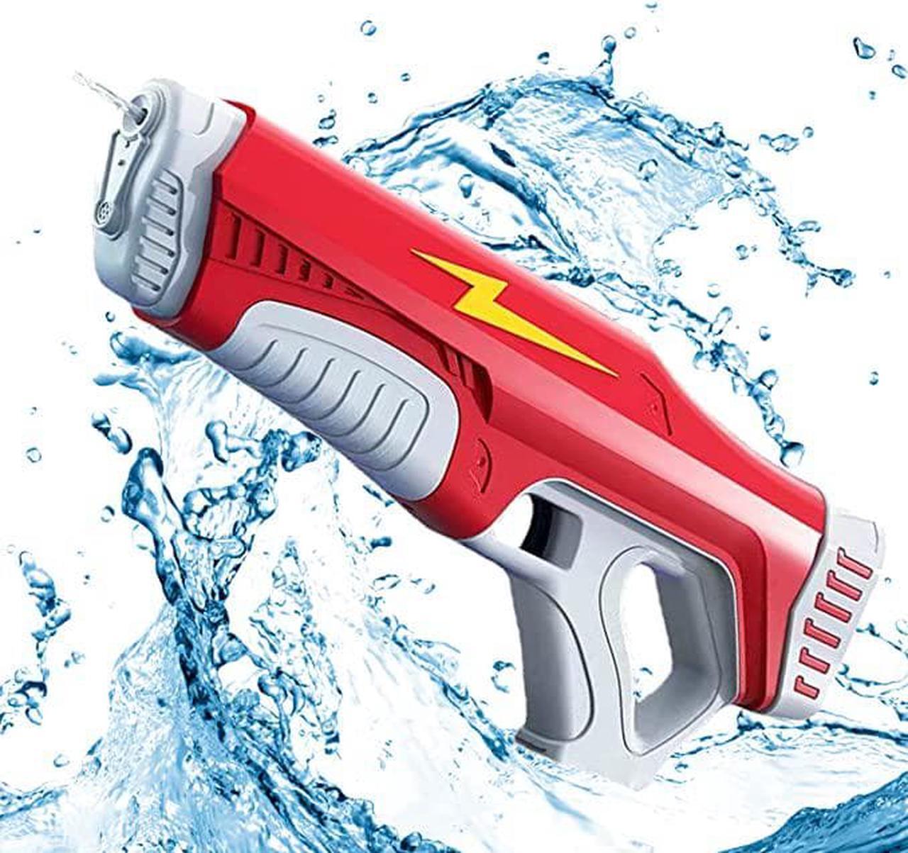 Main image of Electric Water Gun, 500CC High Capacity High Pressure Squirt Guns for Adults and Kid, Automatic Induction Water Absorption, Range up to 32 FT, Summer Toys for Pool Party Beach Outdoor Activities