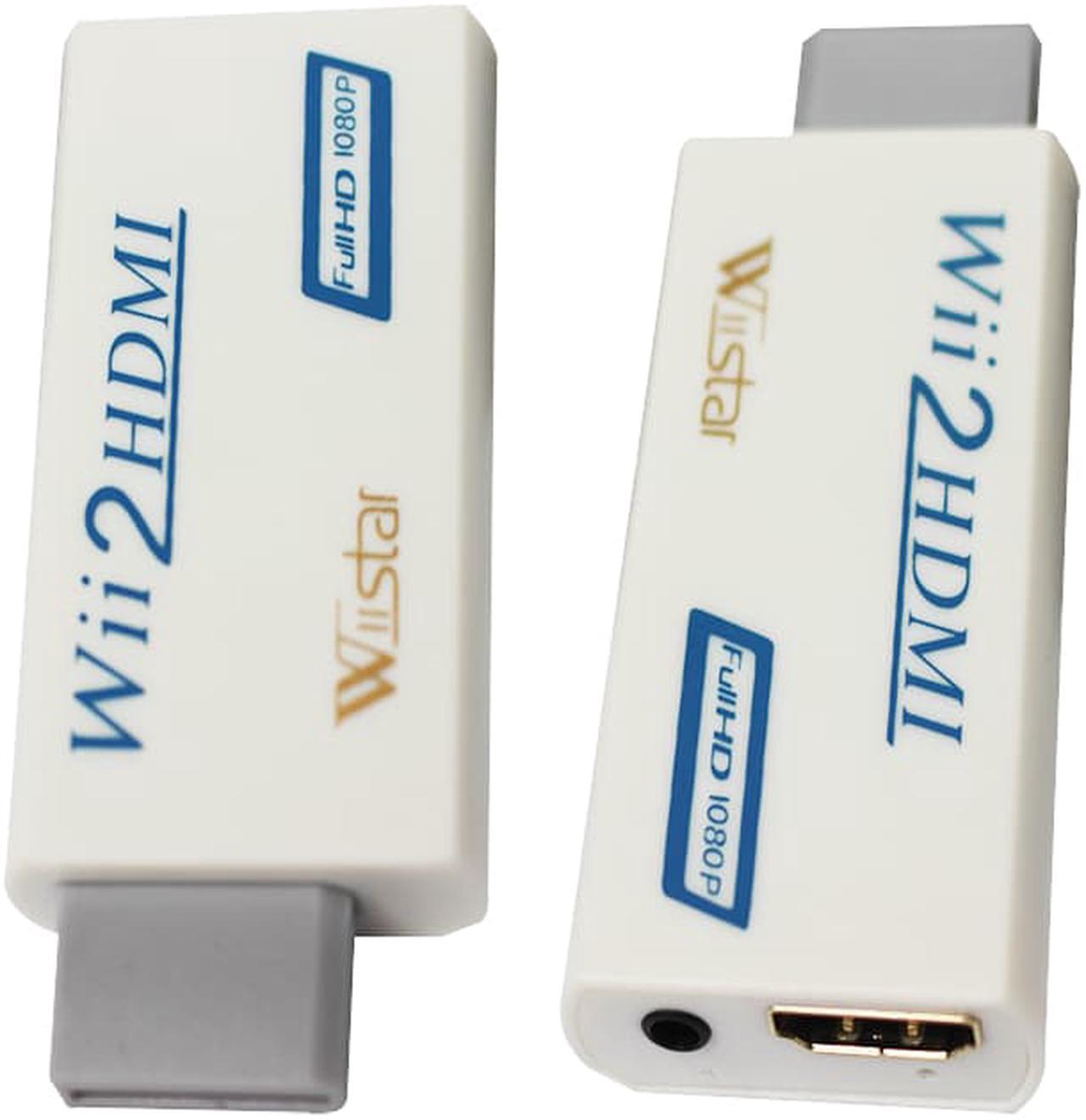 Alt view image 5 of 6 - Wii to HDMI Adapter Converter with 3.5mm jack Audio Support Full HD 720P 1080P for Adapter for HDTV PC Monitor Display