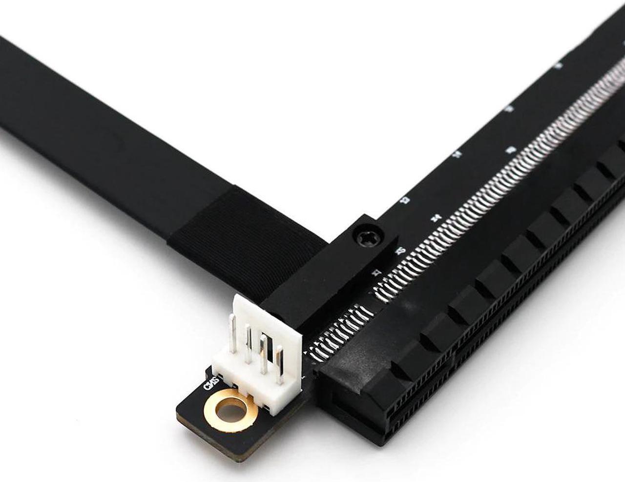 Alt view image 4 of 6 - PCIE 1X TO 16X Flexible Extension Cable PCI Express 1 to 16 X Adapter PCIE Riser Card Extender SATA to IDE 4Pin Power for Mining