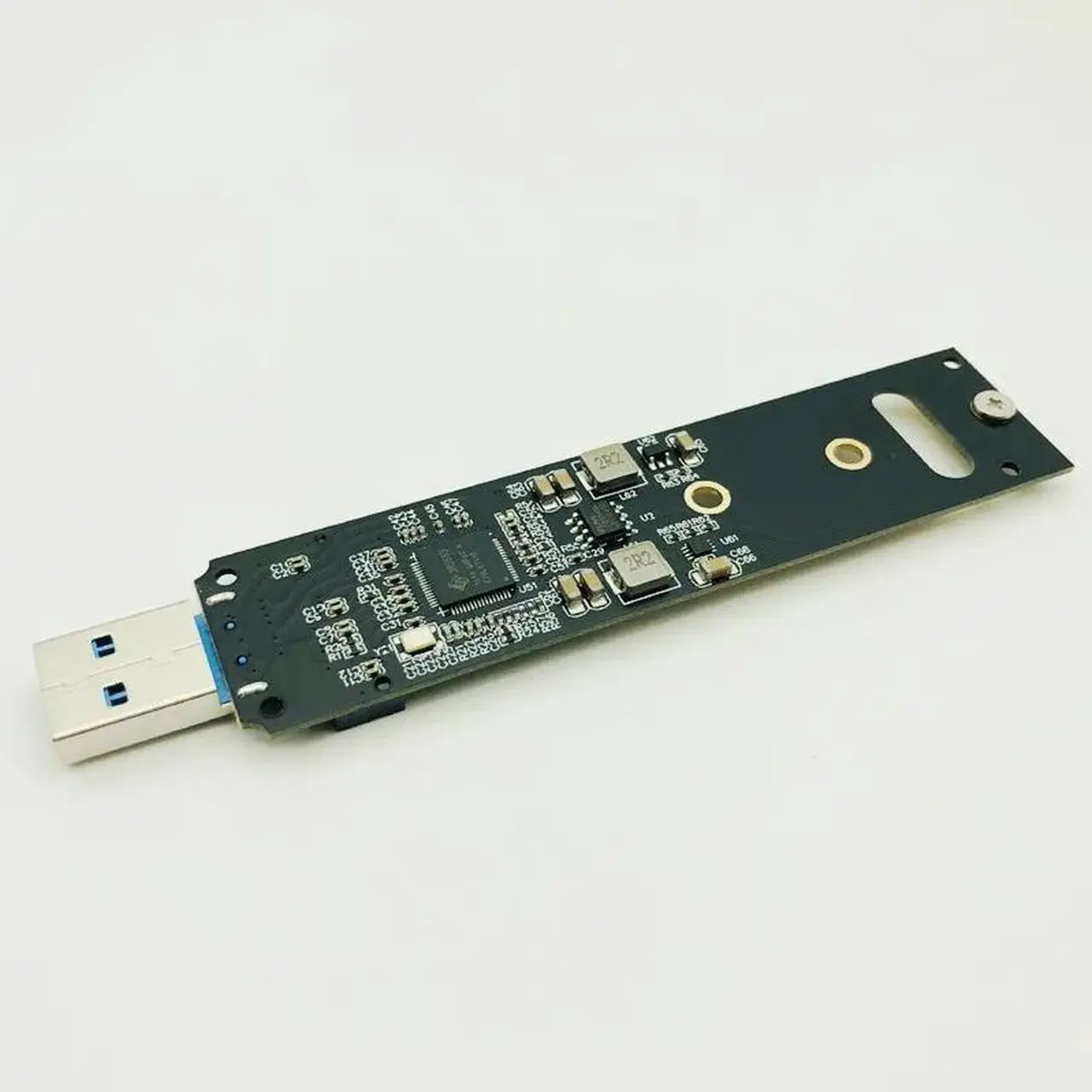Alt view image 5 of 6 - Portable High Performance NVME to USB Adapter M.2 SSD to Type-A Card USB 3.1 Gen 2 Bridge Chip to M2 SSD Key M for Windows XP/7/