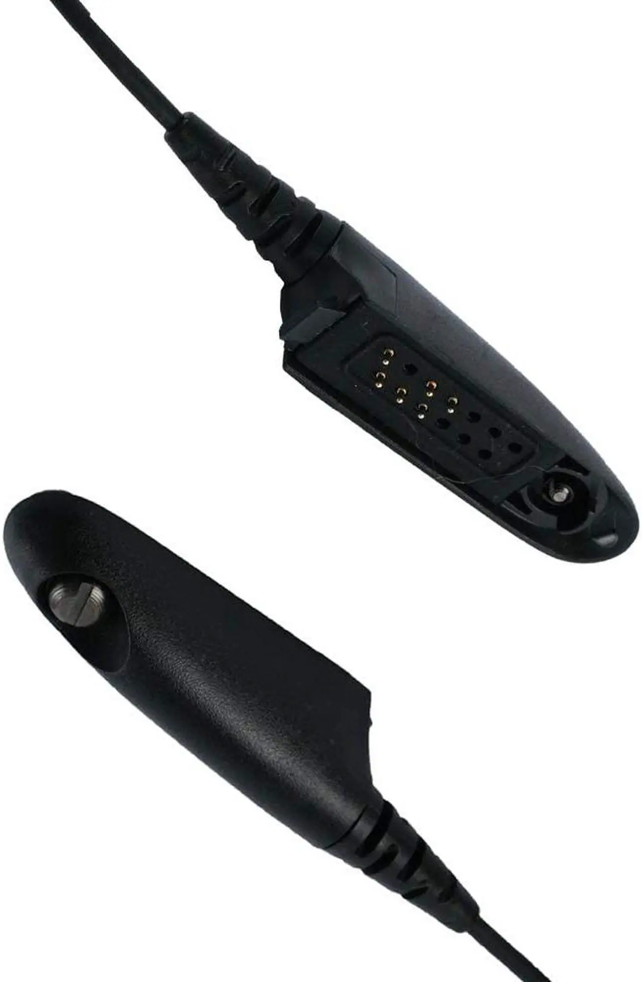 Alt view image 3 of 7 - Single Wire Covert Acoustic Tube Earpiece Headset Micphone Mic PTT with One Pair Medium Earmolds for Multi-PIN Motorola 2 Way Radio Walkies Talke HT1250,HT750,HT1550,MTX850,MTX950