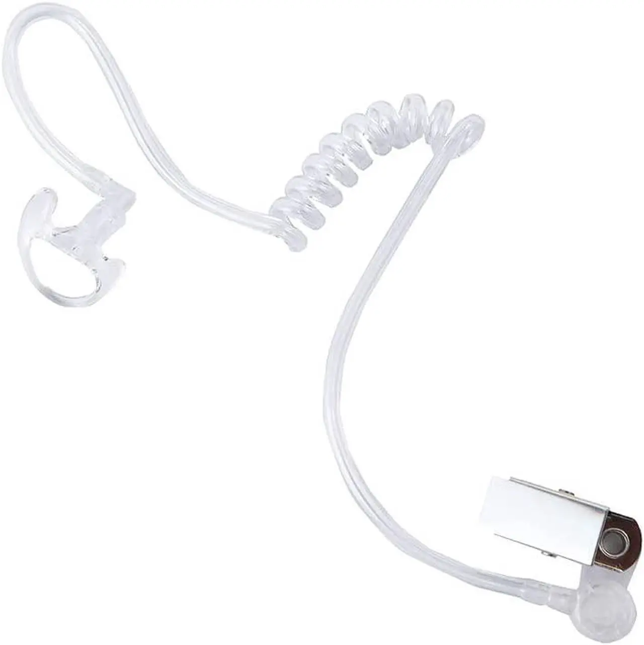 Alt view image 4 of 7 - Single Wire Covert Acoustic Tube Earpiece Headset Micphone Mic PTT with One Pair Medium Earmolds for Multi-PIN Motorola 2 Way Radio Walkies Talke HT1250,HT750,HT1550,MTX850,MTX950