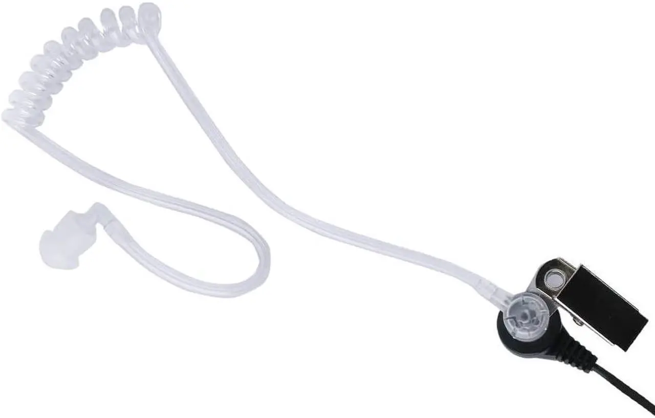 Alt view image 7 of 7 - Single Wire Covert Acoustic Tube Earpiece Headset Micphone Mic PTT with One Pair Medium Earmolds for Multi-PIN Motorola 2 Way Radio Walkies Talke HT1250,HT750,HT1550,MTX850,MTX950