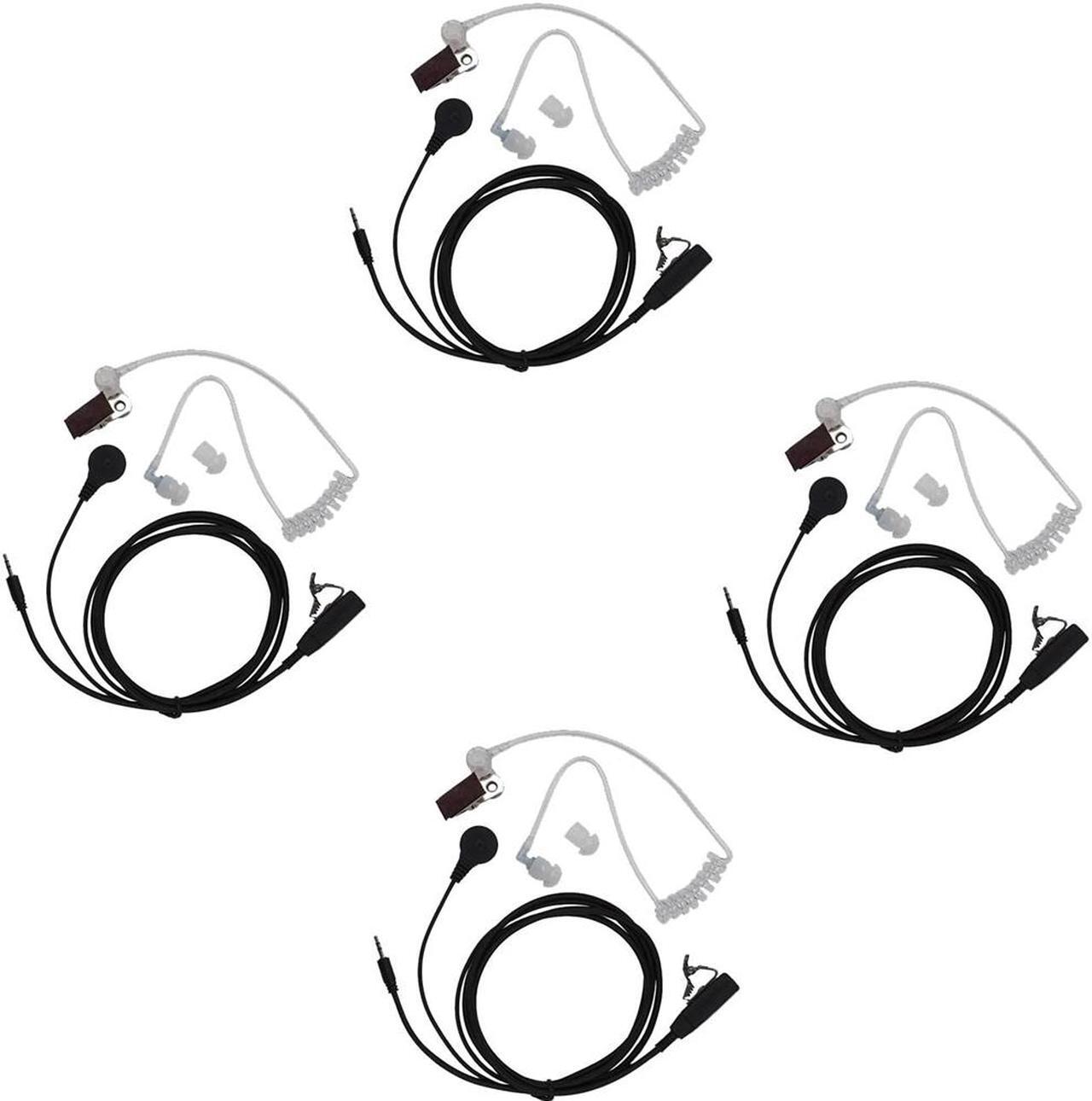 Main image of Cobra Walkie Talkie Headset ,1 Pin Covert Acoustic Tube Earpiece Headsets with PTT Mic for Cobra Talkabout Walkie Talkies Two Way Radio(4 pack)