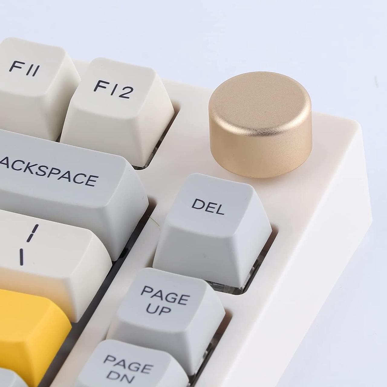 Alt view image 2 of 4 - EPOMAKER Upgrade Knob for Mechanical Gaming Keyboards, Suitable for TH66/TH80/Skyline75/Eclair75/Feker IK75, etc (Gold)