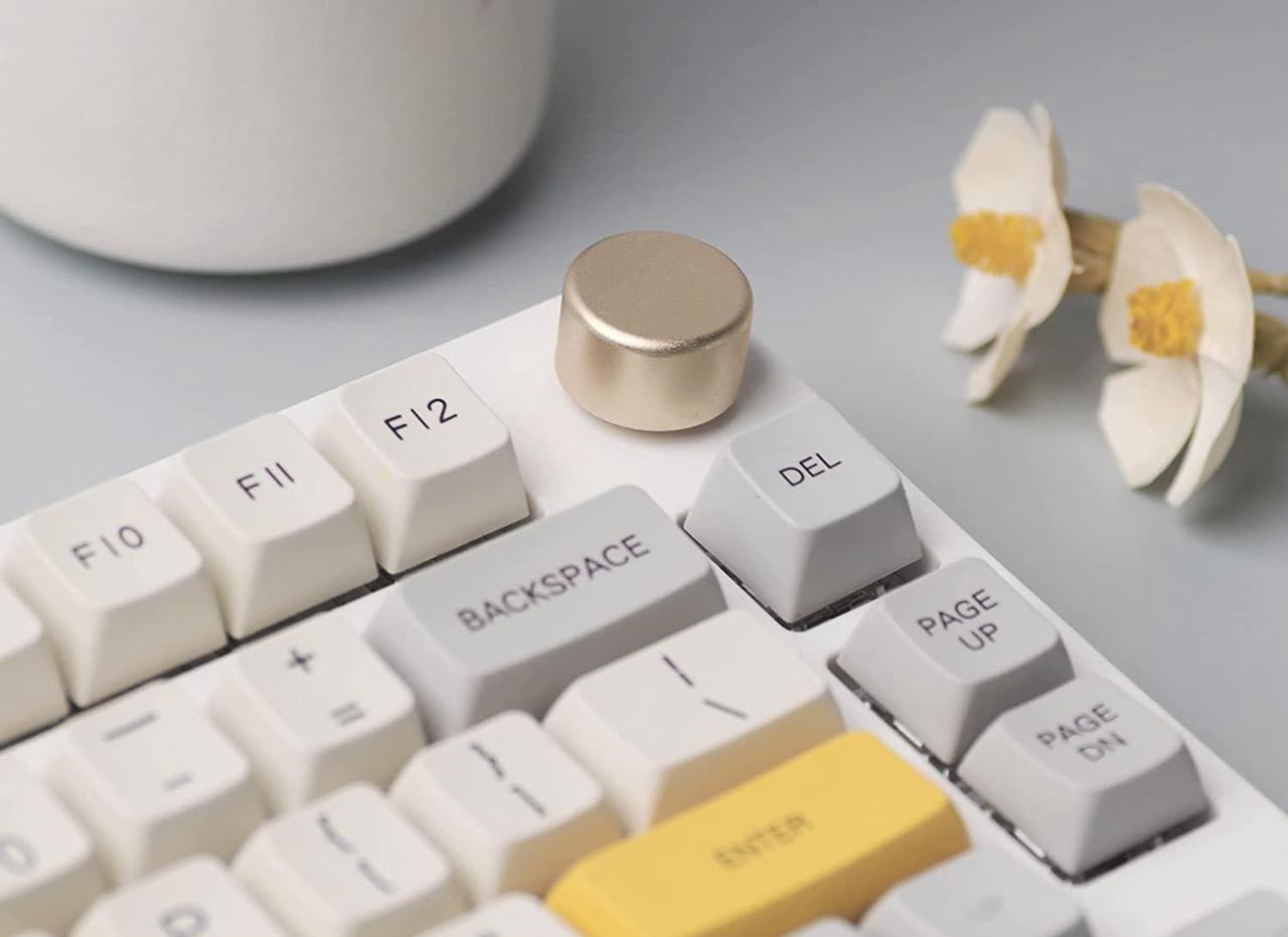 Alt view image 3 of 4 - EPOMAKER Upgrade Knob for Mechanical Gaming Keyboards, Suitable for TH66/TH80/Skyline75/Eclair75/Feker IK75, etc (Gold)