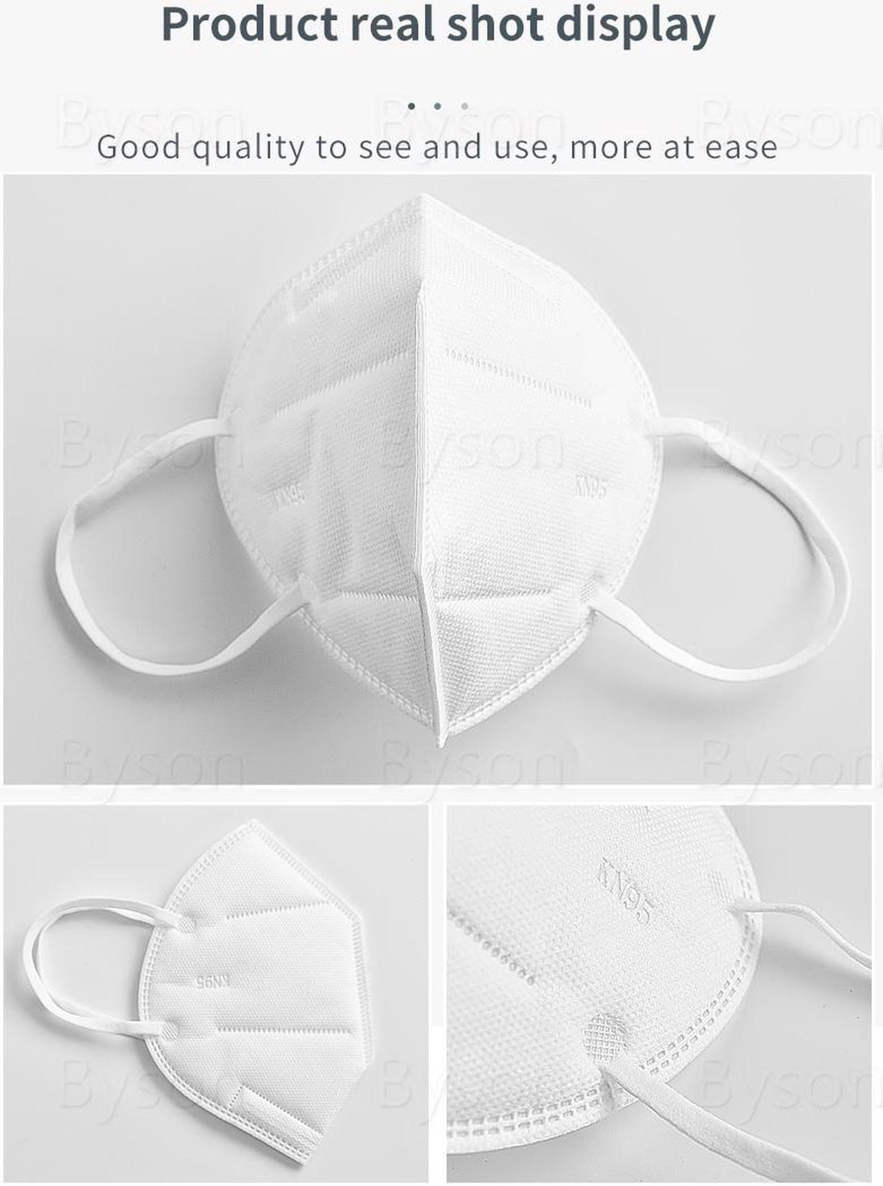 Alt view image 7 of 7 - KN95 Mask Non-Disposable Protective Face Masks Anti Covid-19 Virus Protective Mask Surgical KN95 Mask Anti Flu Mask, Breathable, Dustproof, Nonwoven Fabrics, 5 Layers Protective Mask - 100pcs