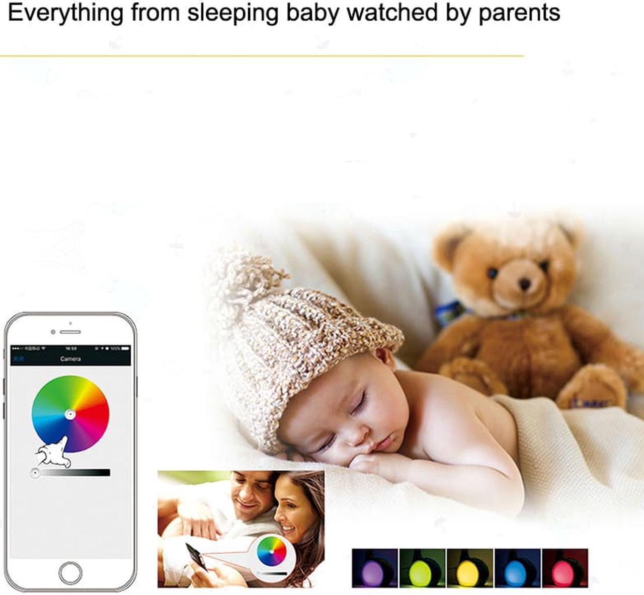 Alt view image 5 of 7 - Children HD Remote WIFI Baby Kid Tablet Light Monitor Million high-definition Camera Two-way Intercom Low Illumination