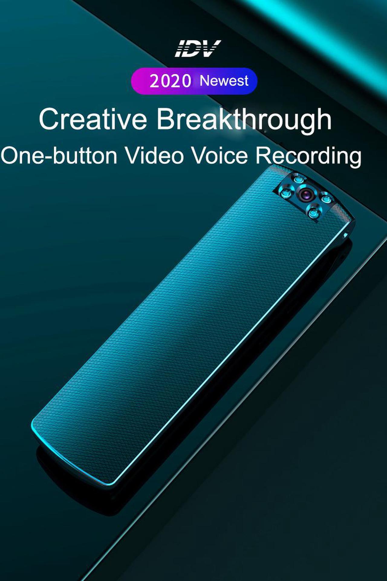 Main image of Wireless P2P WIFI MINI Camera Digital Pen Voice Recorder Back Clip Design Real IR Night Vision 180 Degree Lens Rotation Memory to 128G Body Cam