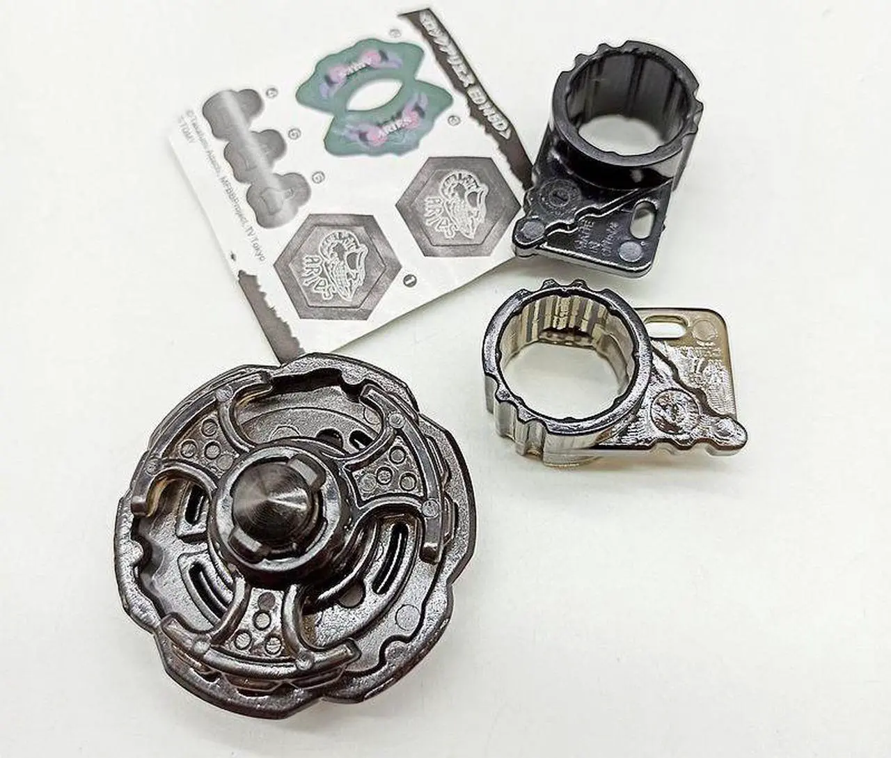 Alt view image 3 of 7 - 2021 TAKARA TOMY JAPAN BEYBLADE LIMITED BLACK CLAY ROCK ARIES ED145D METAL FUSION