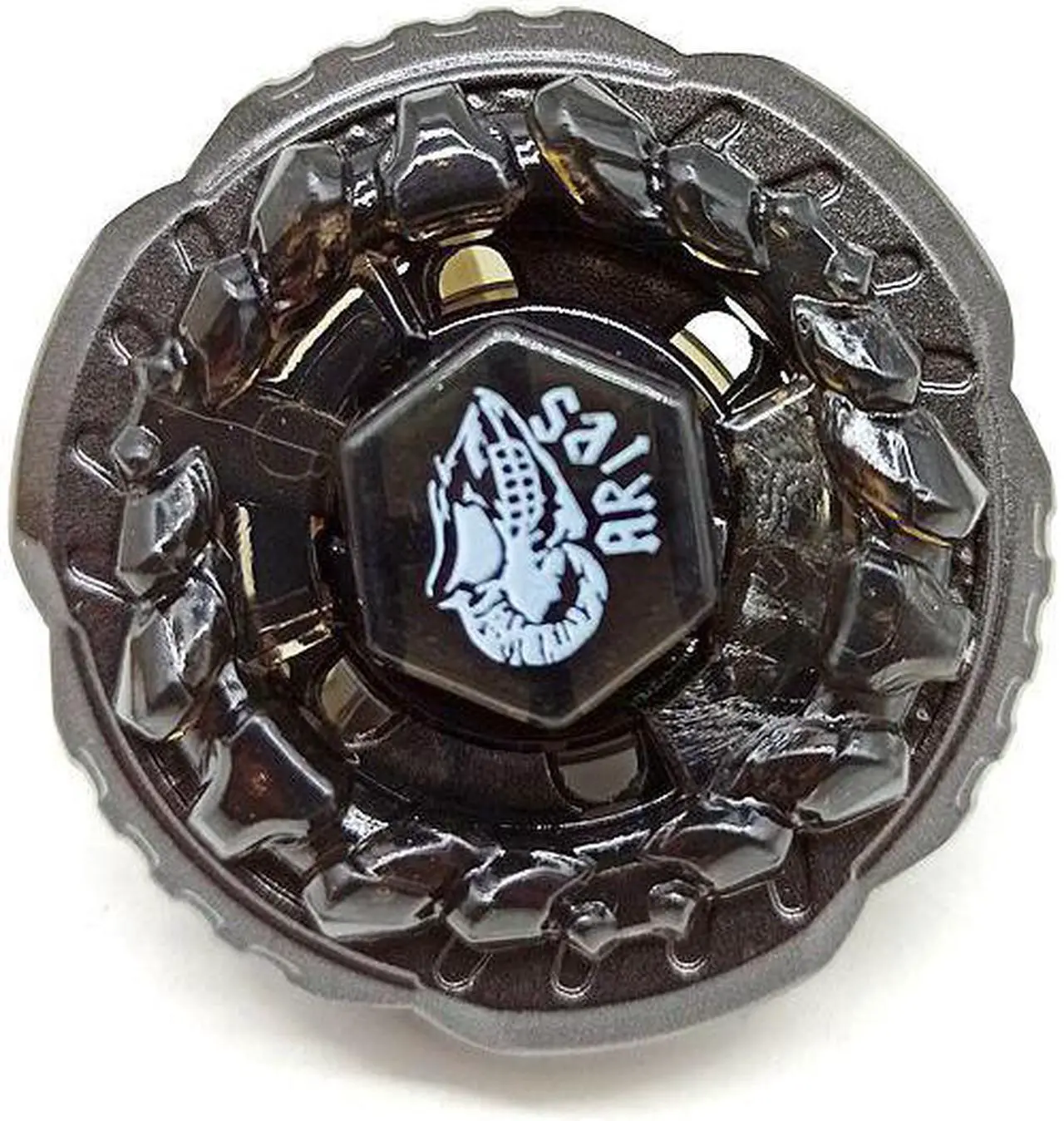 Main image of 2021 TAKARA TOMY JAPAN BEYBLADE LIMITED BLACK CLAY ROCK ARIES ED145D METAL FUSION