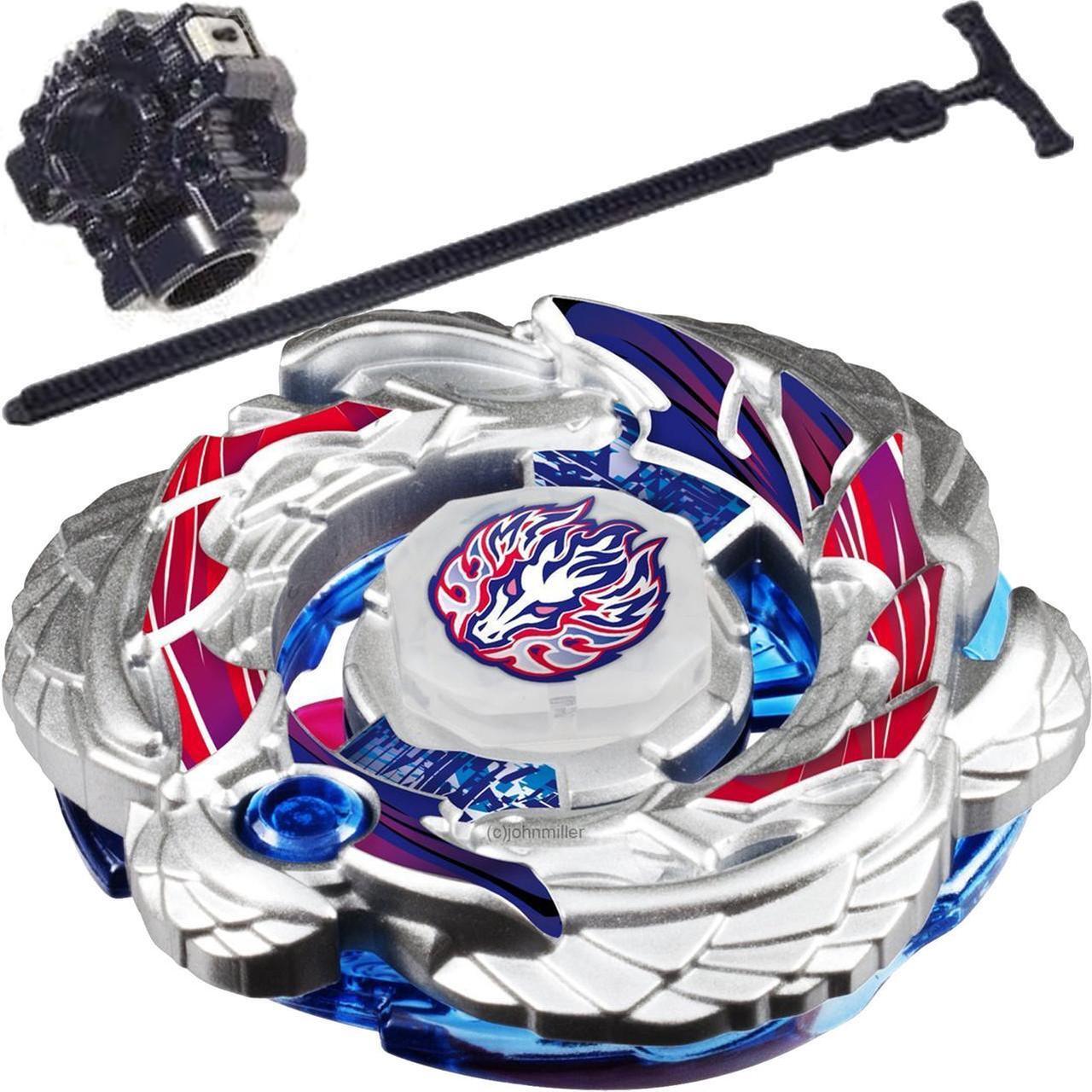 Alt view image 4 of 4 - Takara Tomy Beyblade Metal Battle Fusion Top BBG26 ZERO G SAMURAI PEGASIS W105R2F with CONPACT LAUNCHER