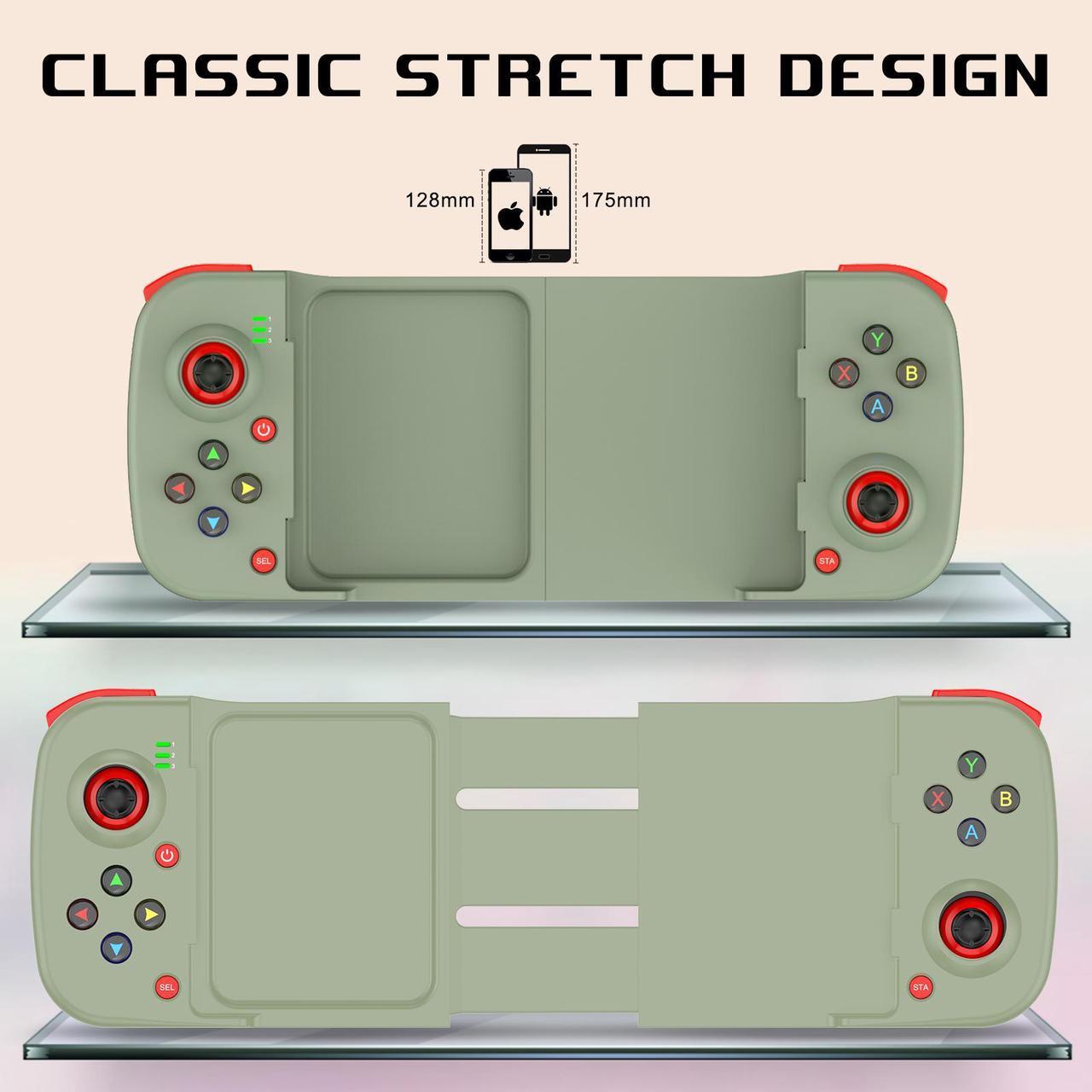 Alt view image 3 of 7 - Joso Mobile Game Controller for Android, iPhone, PC with M1/M2 Programmable, Phone Controller for iPhone 14, 13, 12, 11, Samsung Galaxy, Xiaomi, OPPO, Realme, Call of Duty, Genshin Impact & More Green