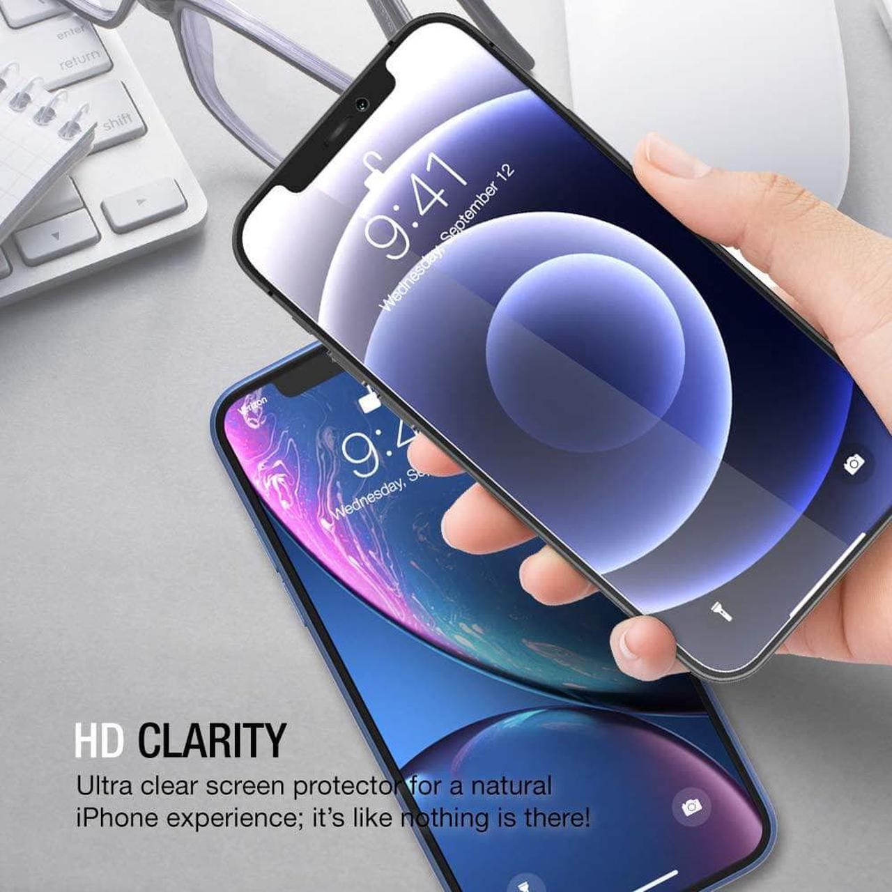 Alt view image 3 of 7 - XDesign Glass Screen Protector Designed for iPhone 11 and iPhone XR (3-Pack) 6.1-inch Tempered Glass with Touch Accurate/Impact Absorb + Easy Installation Tray [Fit with Most Cases]- 3 Pack
