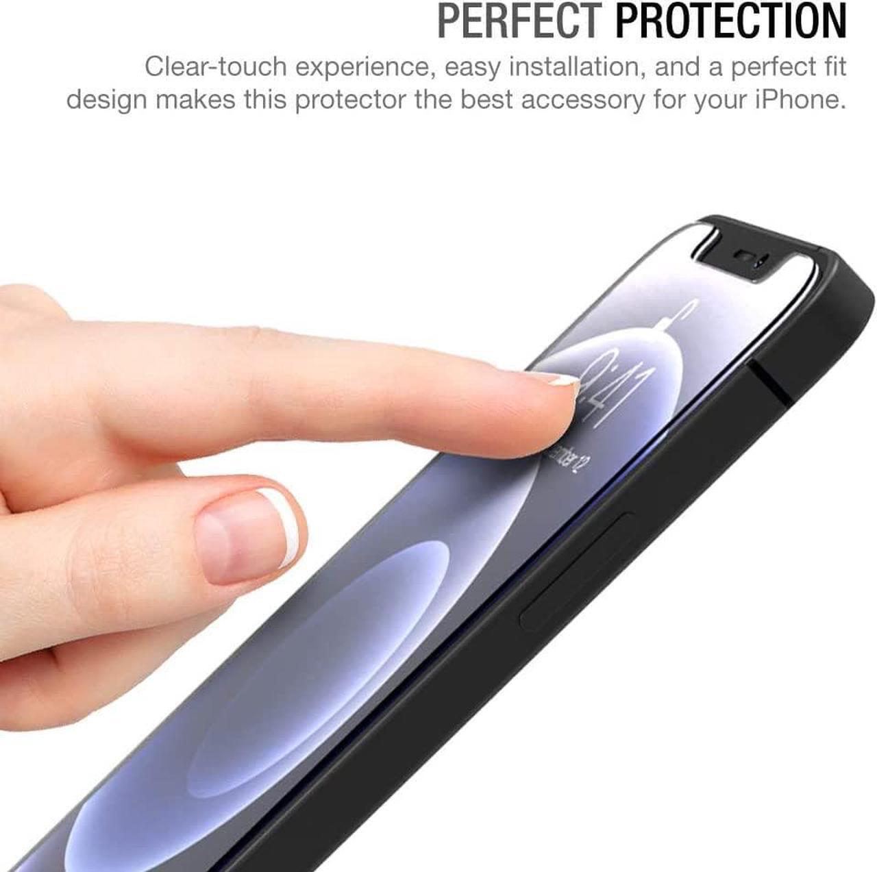 Alt view image 4 of 7 - XDesign Glass Screen Protector Designed for iPhone 11 and iPhone XR (3-Pack) 6.1-inch Tempered Glass with Touch Accurate/Impact Absorb + Easy Installation Tray [Fit with Most Cases]- 3 Pack