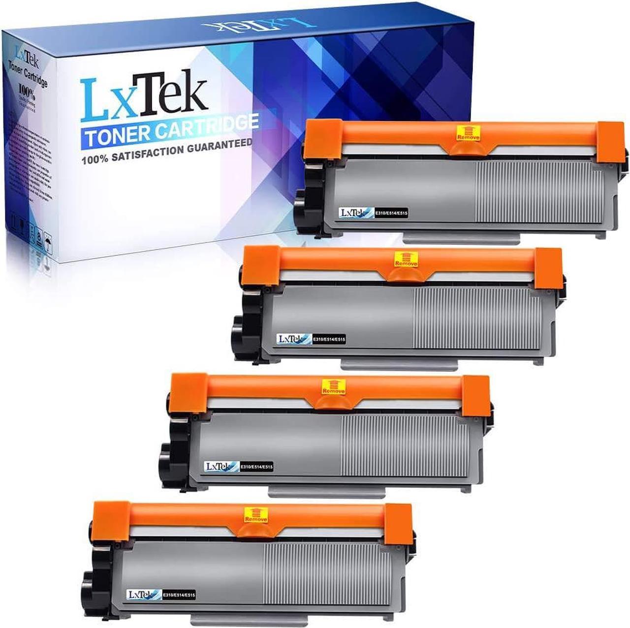 LxTek Compatible Toner Cartridge Replacement for Dell E310dw P7RMX PVTHG 593-BBKD to use with E310dw, E515dw, E514dw, E515dn Laser Printers, High Yield (Black, 4-Pack)