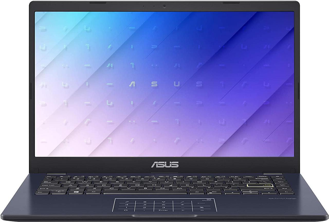 Main image of ASUS Laptop L410 Ultra Thin Laptop, 14" FHD Display, Intel Celeron N4020 Processor, 4 GB RAM, 64 GB Storage, NumberPad, Windows 10 Home in S Mode, Star Black, L410MA-DB02