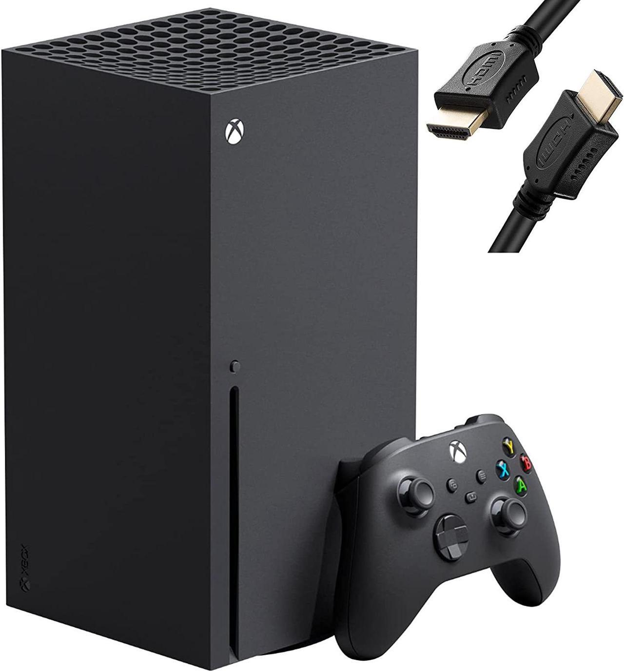 Main image of Microsoft Xbox Series X 1TB SSD Video Game Console - 1 Xbox Wireless Controller, Black, 8X Cores Zen 2 CPU, RDNA 2 GPU, 16GB GDDR6, 8K HDR, 120 FPS, 4K UHD Blu-Ray - Ozeal HDMI Cable