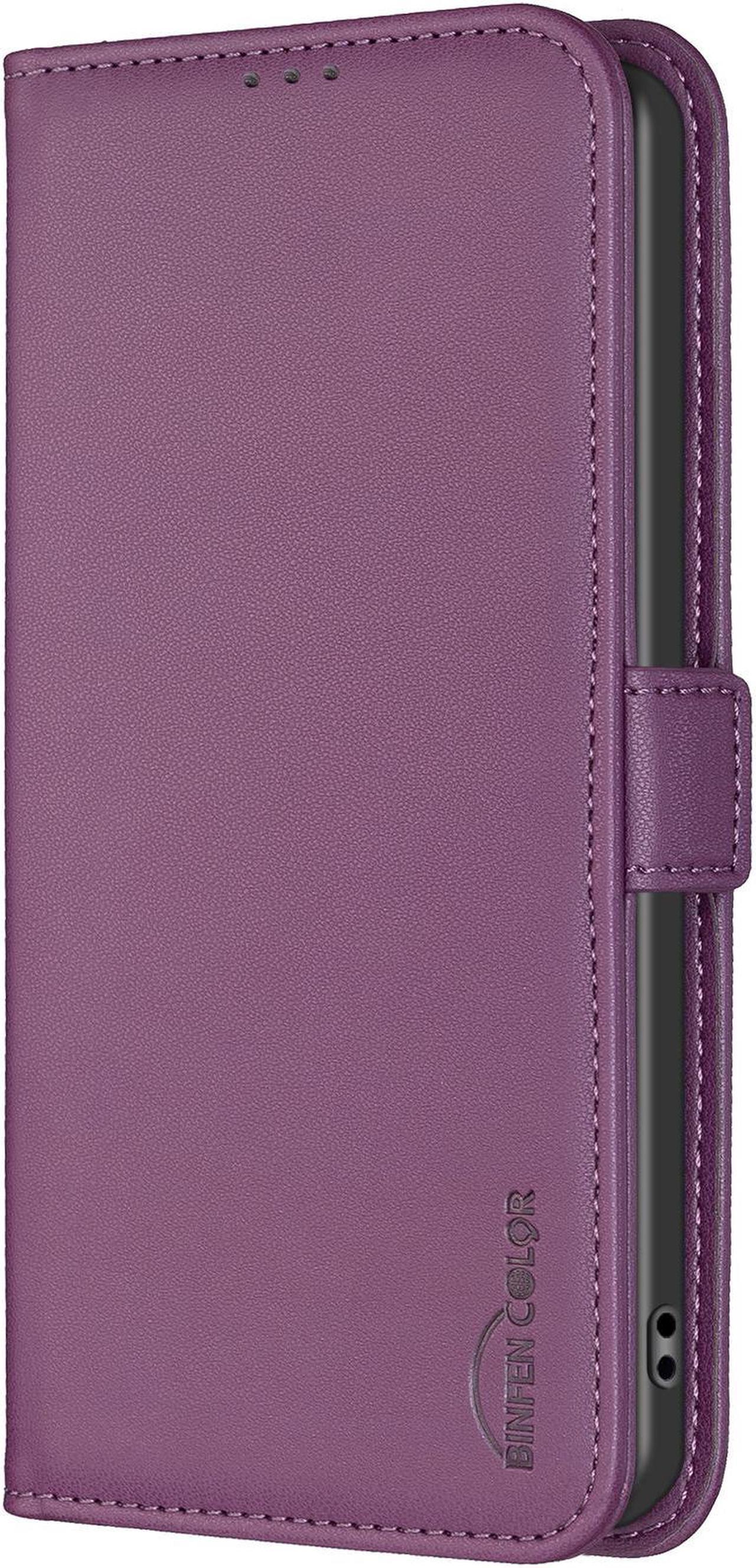 JJ & D Flip Leather Case for Samsung Galaxy A56 5G Cover Deep Purple