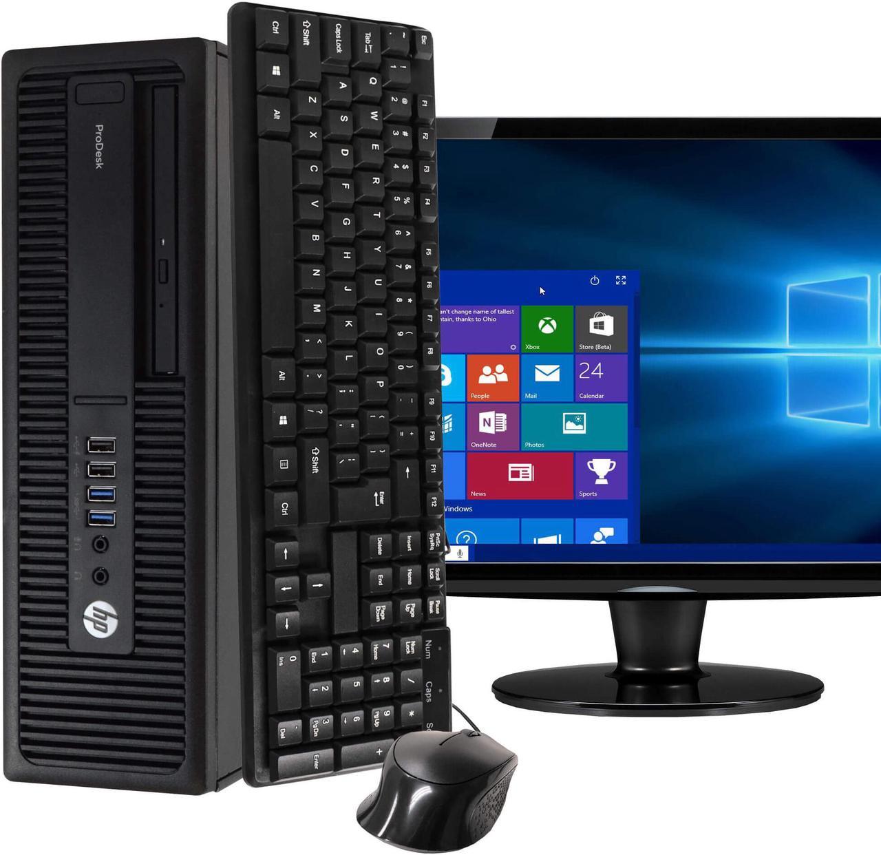 HP ProDesk 600G2 Desktop Computer PC, 3.20 GHz Intel i5 Quad Core Gen 6, 8GB DDR4 RAM, 240GB Solid State Drive (SSD) SSD Hard Drive, Windows 10 Home 64bit