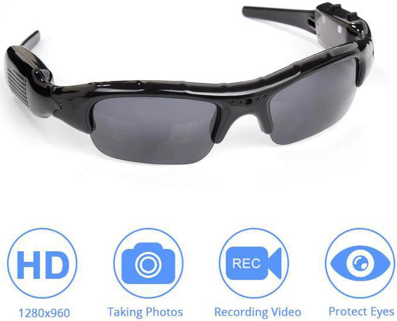 1280 ×960 Mini Camera Sport Video Sunglasses Recorder Action Camera DVR VCR Eyewear Sun Glasses Support Hidden TF Card