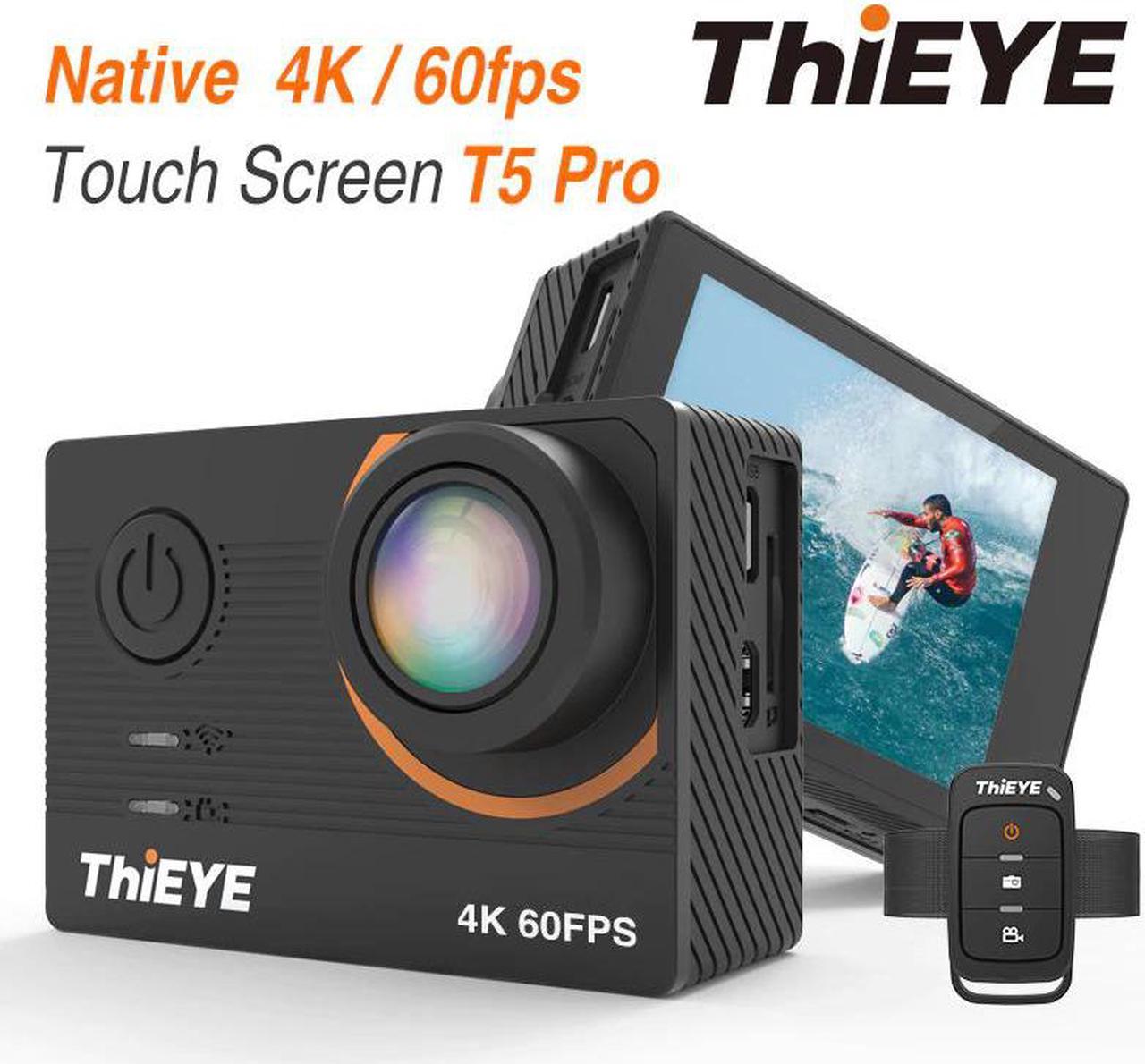 T5 Pro WiFi Action Camera Ultra HD 4K 60fps Touch Screen  Intuitive and Fast Control IP68 Waterproof Action Camera