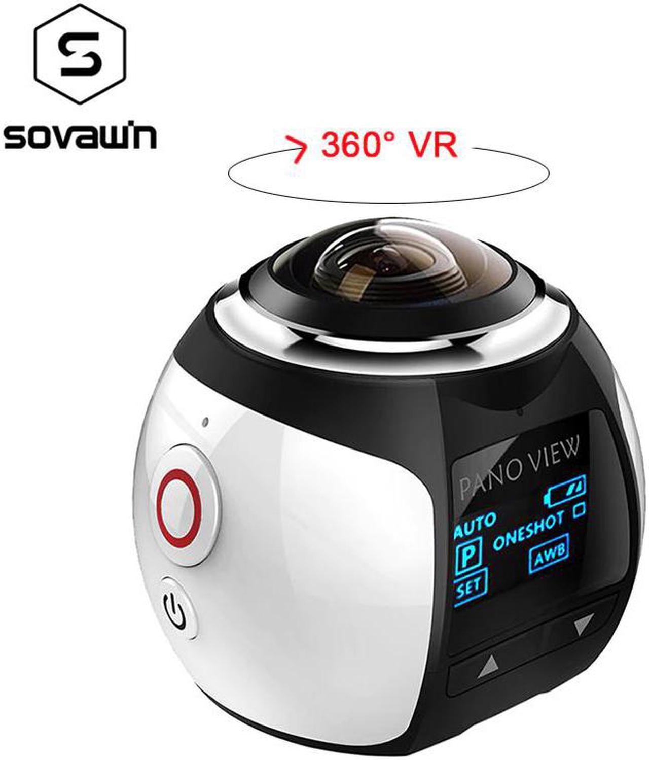 360 Degree Camera VR 4K Wifi Video Mini Panoramic 2448*2448 HD Panorama Action 30m Waterproof Sports Driving Cam 2017