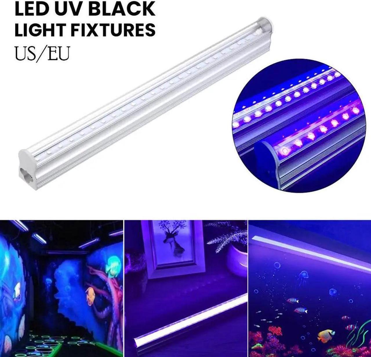 Alt view image 4 of 5 - UV Black Light Fixtures DJ Equipment 30cm Black UV Light Bar 24  Strip Lights Party Club Stage Halloween Home Decor