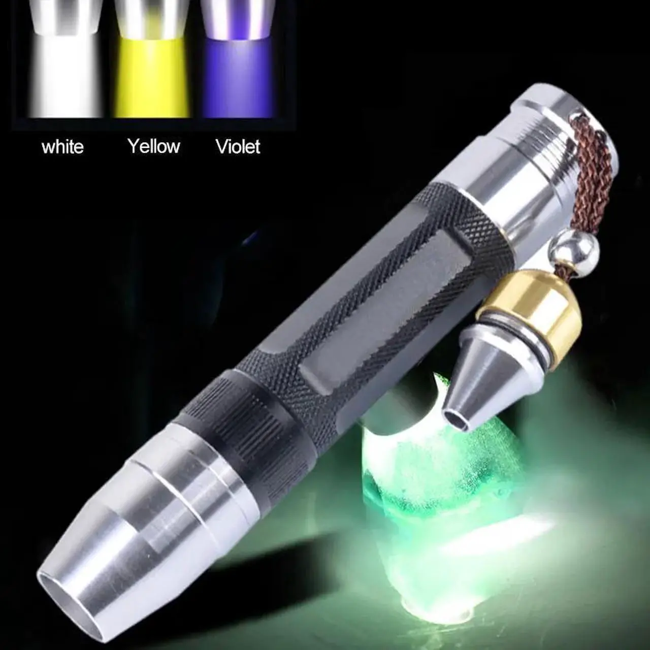 Main image of Jade Identification Torch 3 IN 1 LEDs Light Sources Portable Dedicated UV Flashlight Ultraviolet  Gemstones Jewelry amber Money