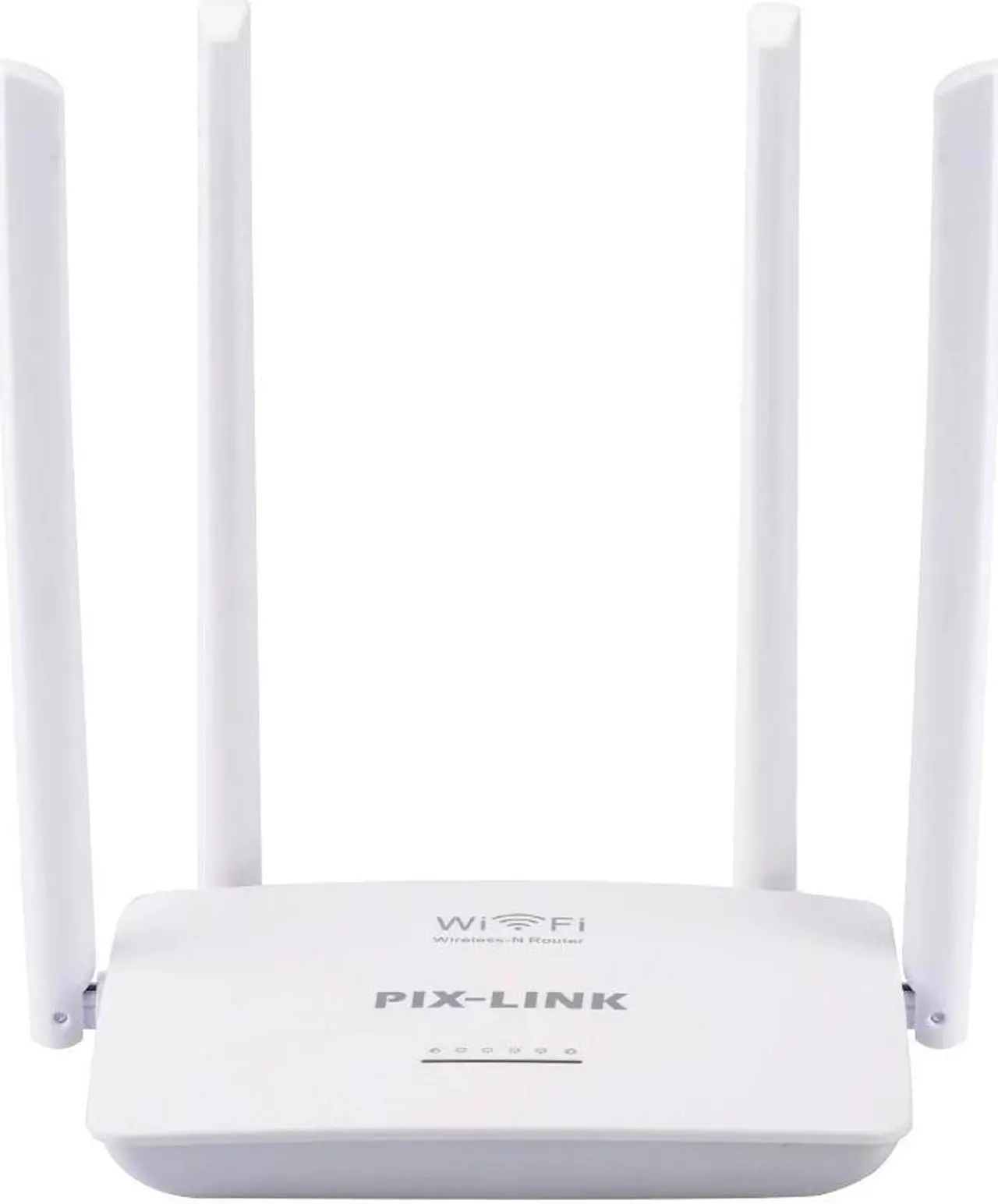 Main image of Firmware Wireless Home Router WIFI Repeater Booster Extender Network 802.11 b/g/n 5 Port RJ45 300Mbps White 4 Antennas