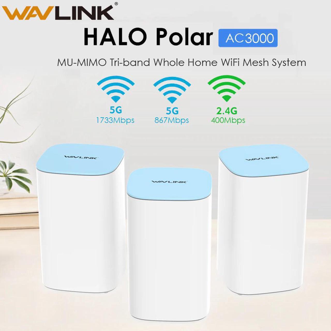 Full Gigabit wifi Router AC3000 Wireless WiFi Router 2.4G+5Ghz Tri-band Whole Home WiFi Mesh System WiFi Repeater Bridge