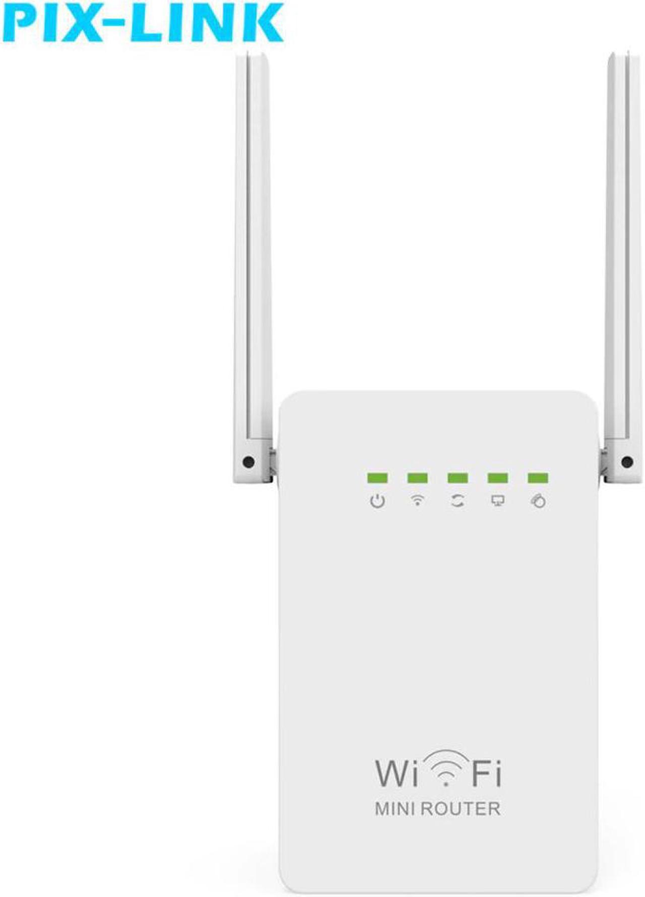 300Mbps Router WiFi Repeater Network Range Extender Booster N300 Single Increase Dual External Antennas EU US AU UK Plug