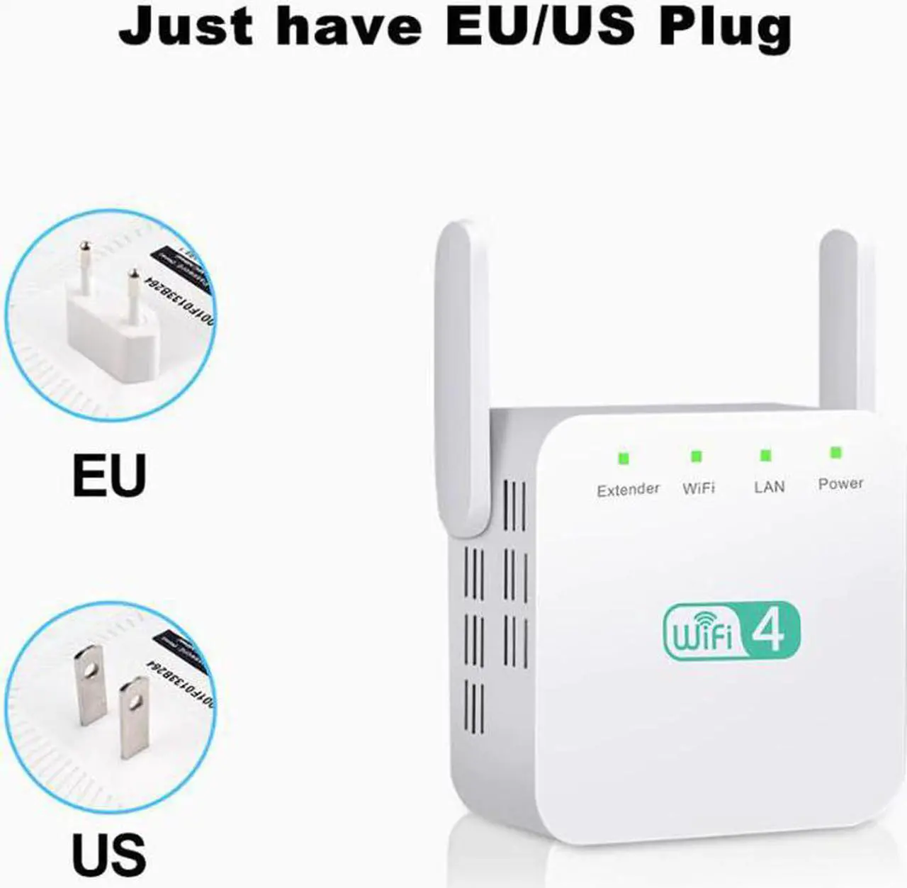Alt view image 5 of 5 - Wireless Wifi Repeater WiFi Extender 2.4G 5G AP Router Wi Fi Amplifier 5ghz Signal Repeater Wi-Fi Access Point