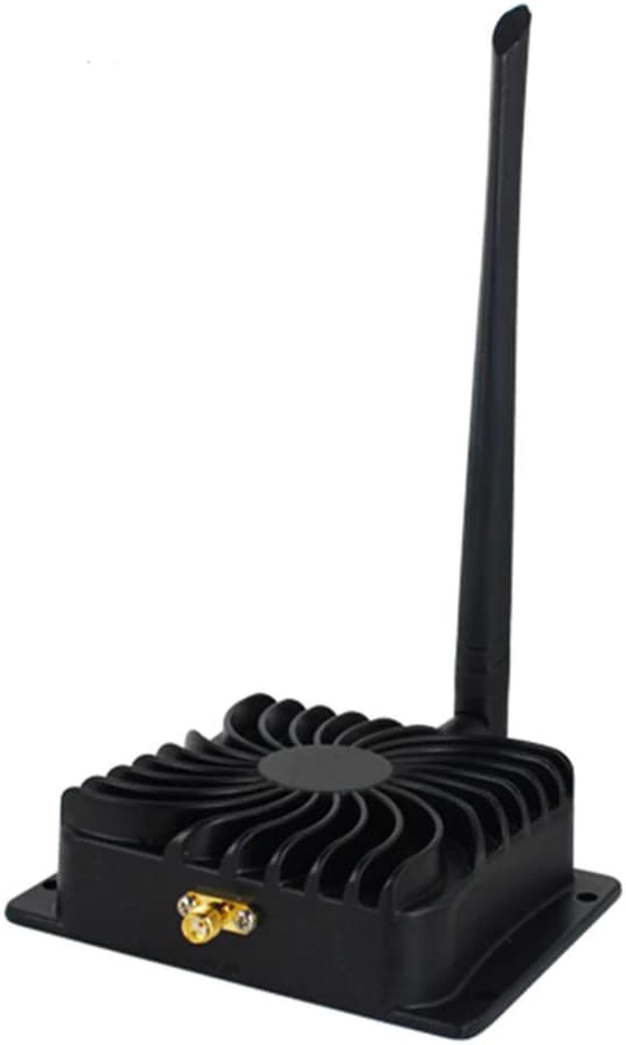 Alt view image 5 of 5 - 2.4GHz Black Durable Repeater 5W Aluminum Power Amplifier Broadband Low Noise WIFI High Power Signal Booster For Wireless Router