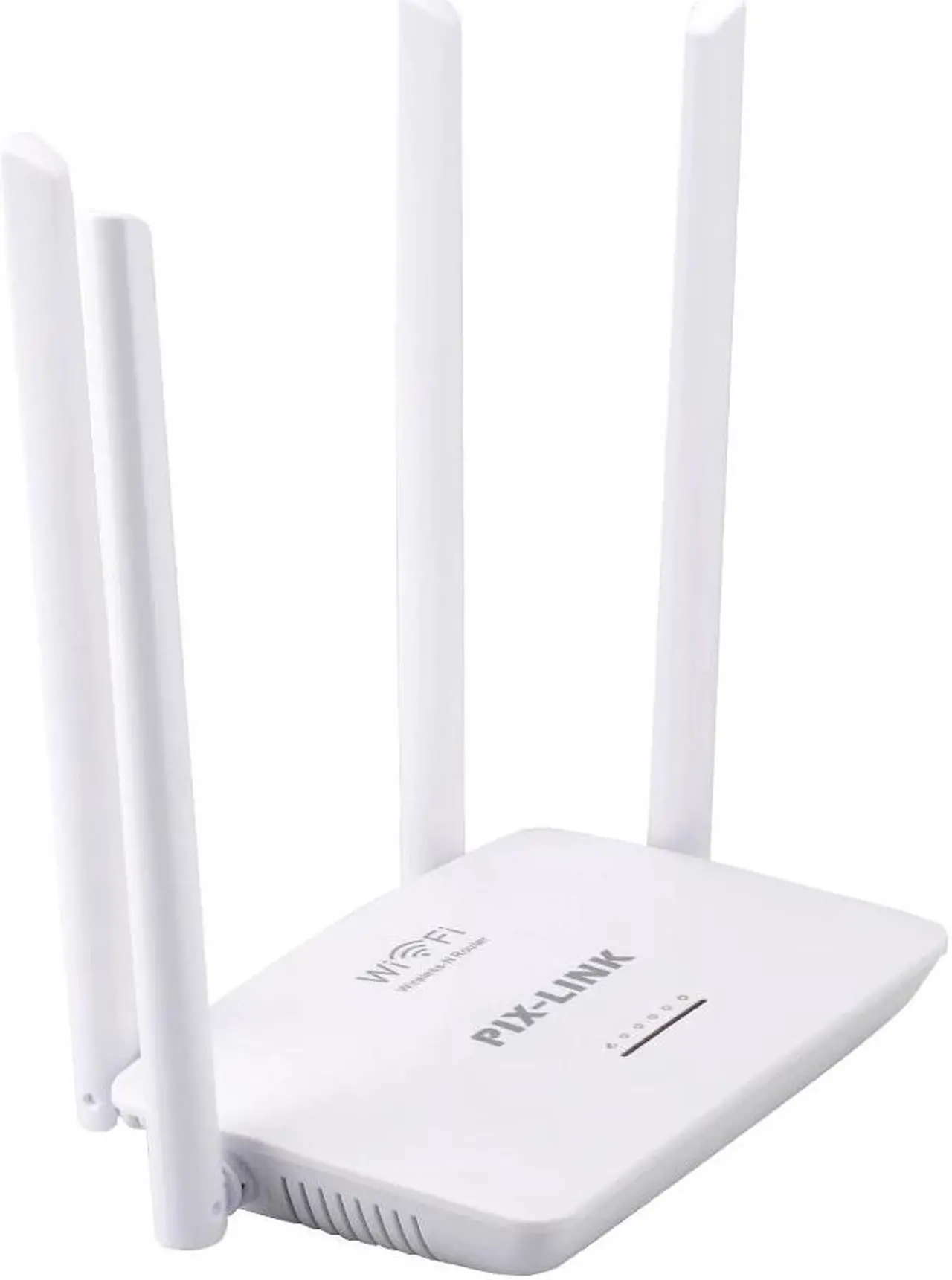 Alt view image 2 of 5 - Firmware Wireless Home Router WIFI Repeater Booster Extender Network 802.11 b/g/n 5 Port RJ45 300Mbps White 4 Antennas