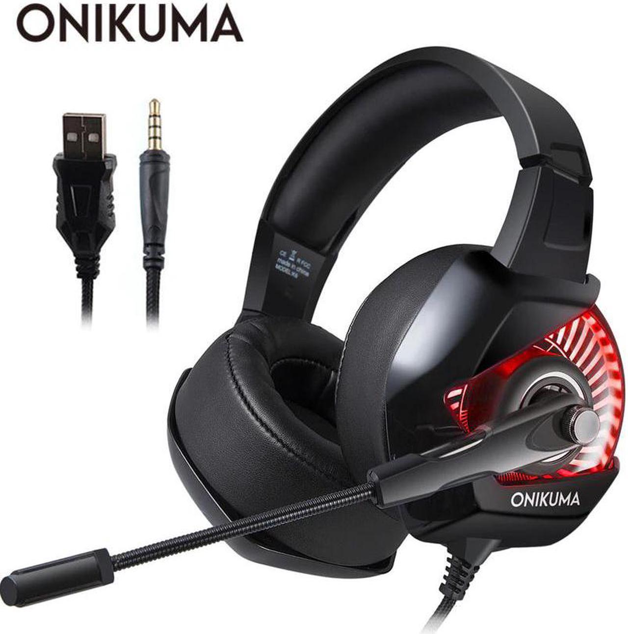 Gaming Headset casque PC Gamer Bass Stereo Headphones with Microphone for PS4 Gamepad New Xbox One Computer  Laptop